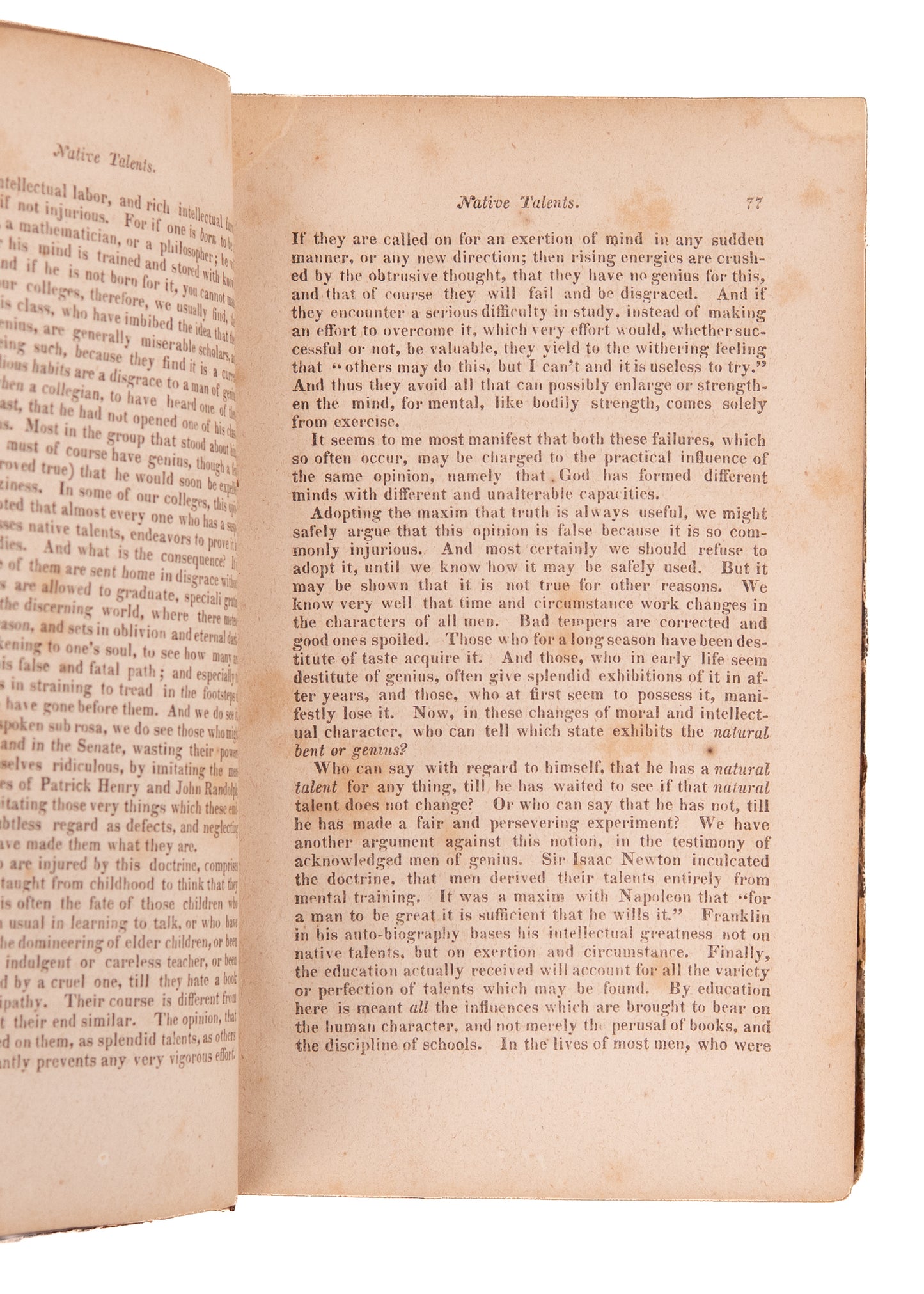 1828 VIRGINIA PRESBYTERIAN MAG. Revivalism, Southern Presbyterians and Slavery, Native Americans.
