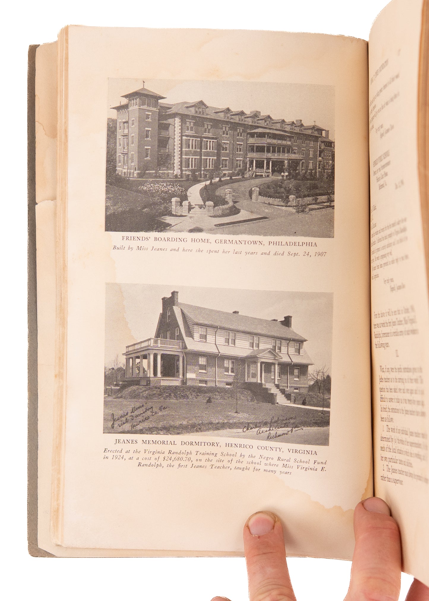 1933 BOOKER T WASHINGTON &c. The Negro Rural School Fund. Record of Its History and Activities. Rare.