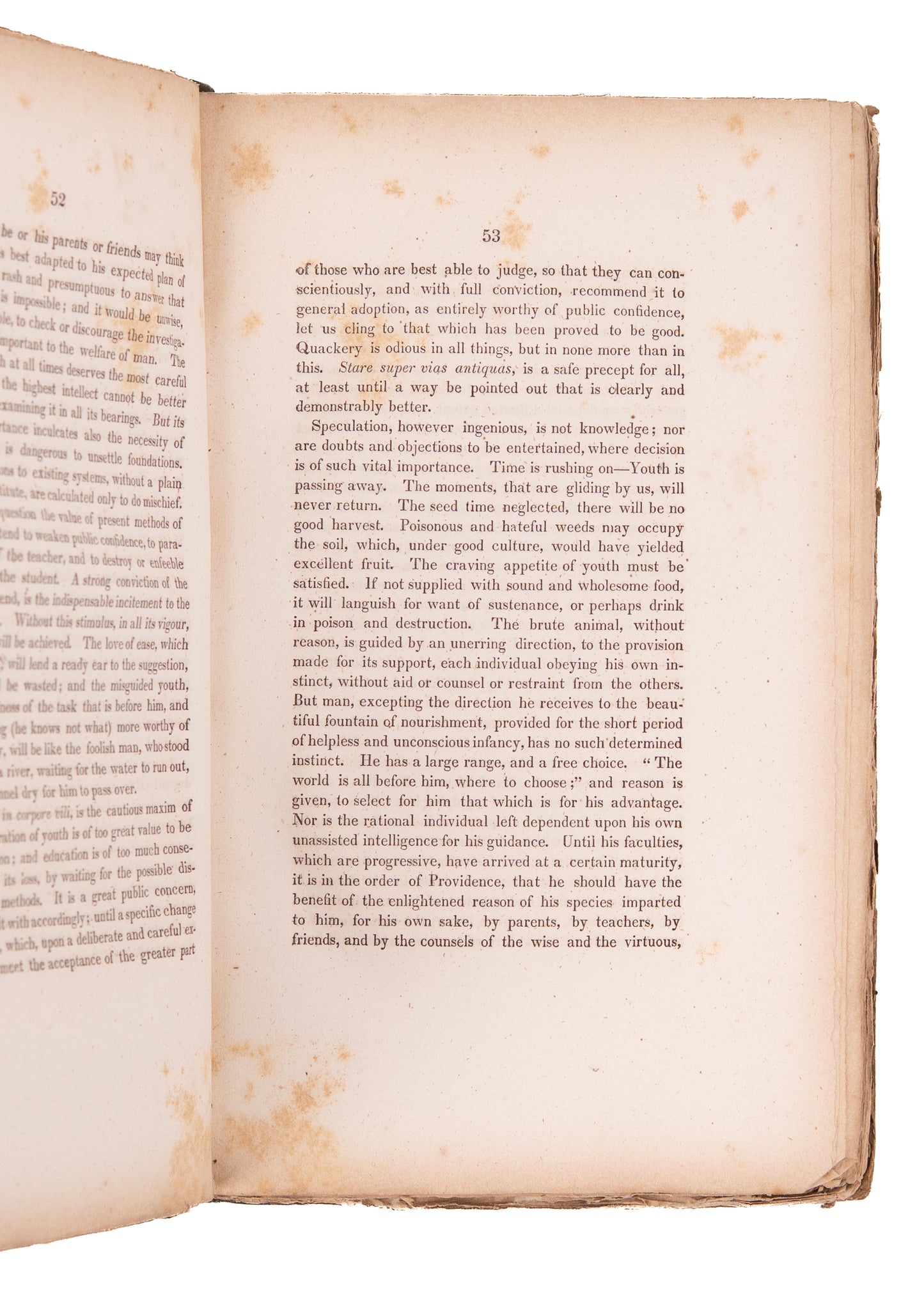 1832 JOHN SERGEANT. Select Speeches on Slavery in Missouri & in Defense of the Cherokee Nation's Sovereignty.