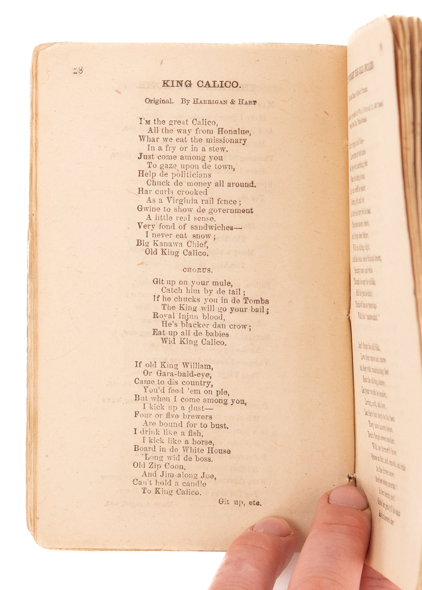 1875 THERE'S MILLIONS IN IT. Rare Songster Including "Colored Troops," Hawaii, and N***er Tunes.