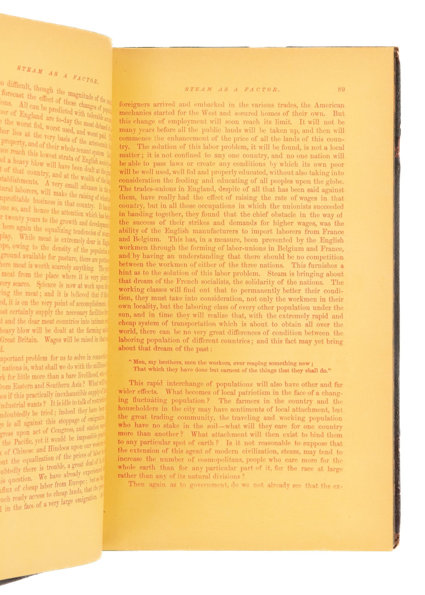 1870 & 1873 D. GOODMAN [ED.]. The Modern Thinker. Rare Radical Free Love, Socialist, etc.