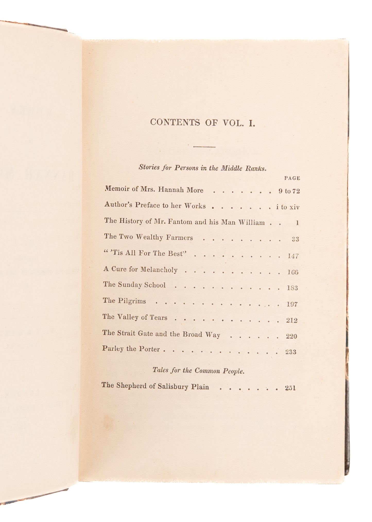 1835 HANNAH MORE. Anti-Slavery Works of Hannah More. Volumes 1-6. A Superb Set.