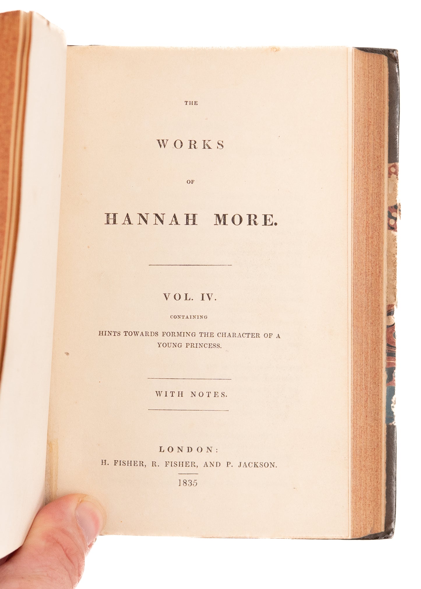 1835 HANNAH MORE. Anti-Slavery Works of Hannah More. Volumes 1-6. A Superb Set.