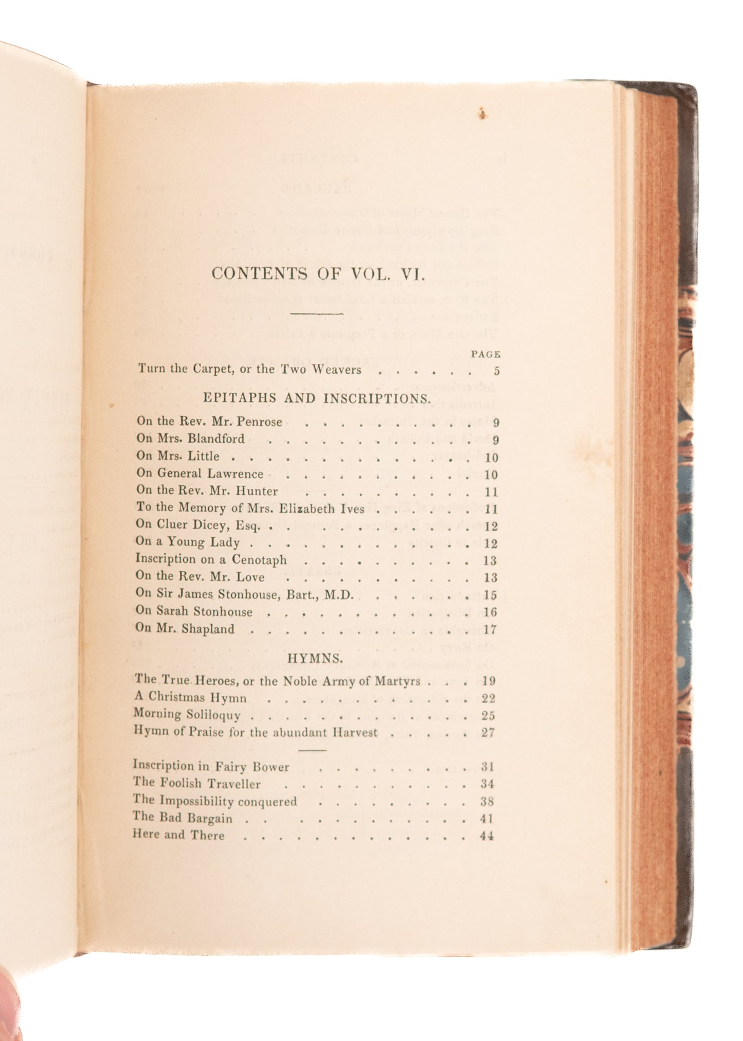 1835 HANNAH MORE. Anti-Slavery Works of Hannah More. Volumes 1-6. A Superb Set.