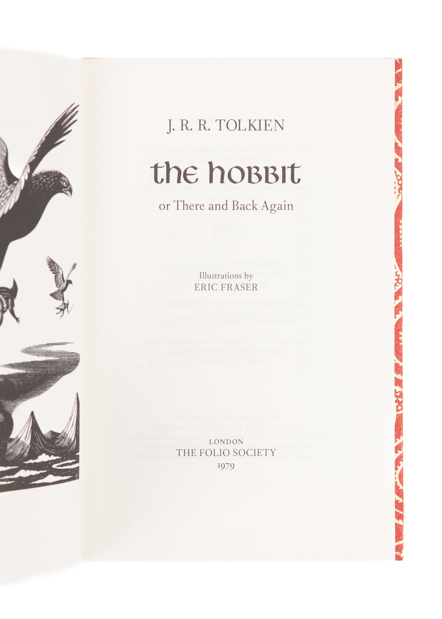 1979 J. R. R. TOLKIEN. The Hobbit & The Lord of the Rings Trilogy. Early Folio Society Imprints.