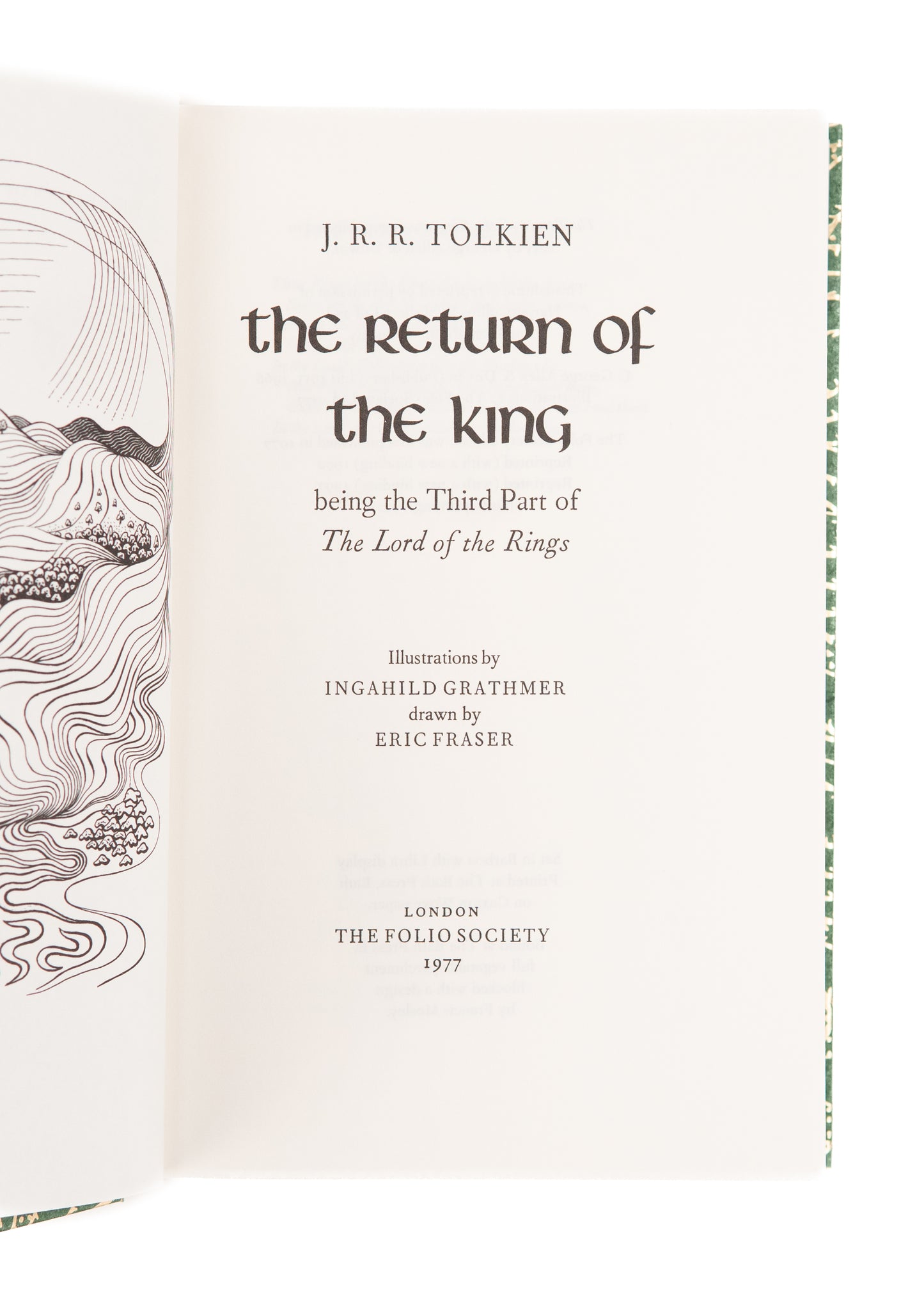 1979 J. R. R. TOLKIEN. The Hobbit & The Lord of the Rings Trilogy. Early Folio Society Imprints.