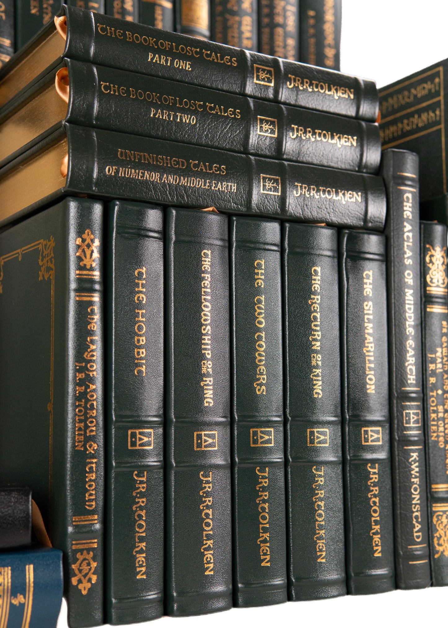 J. R. R. TOLKIEN. 37 Volumes in Full Leather by Easton Press - Many Out of Print. A Tolkien Lover's Delight.