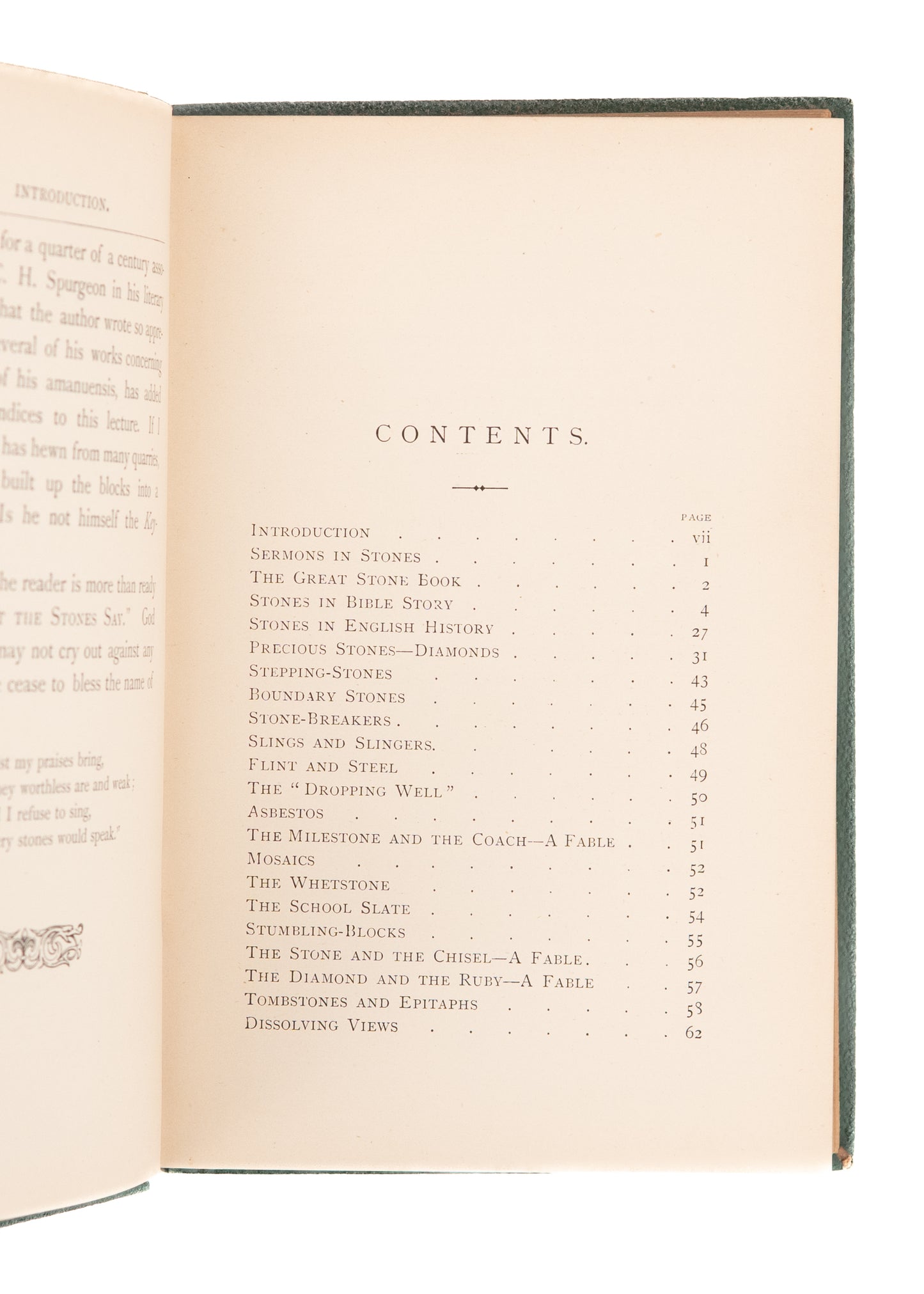 1895 C. H. Spurgeon. What the Stones Say. A Near Fine Victorian First Edition.