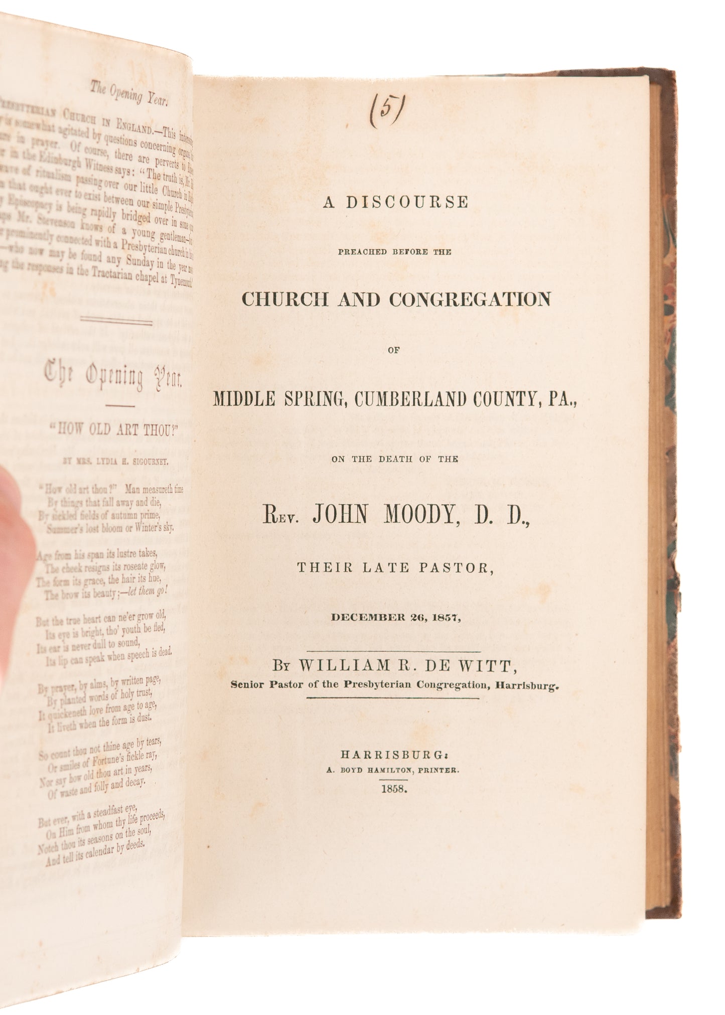 1847-1857 PRESBYTERIAN & SLAVERY. Fine Sammeland of Presbyterian & Slavery Sermons.