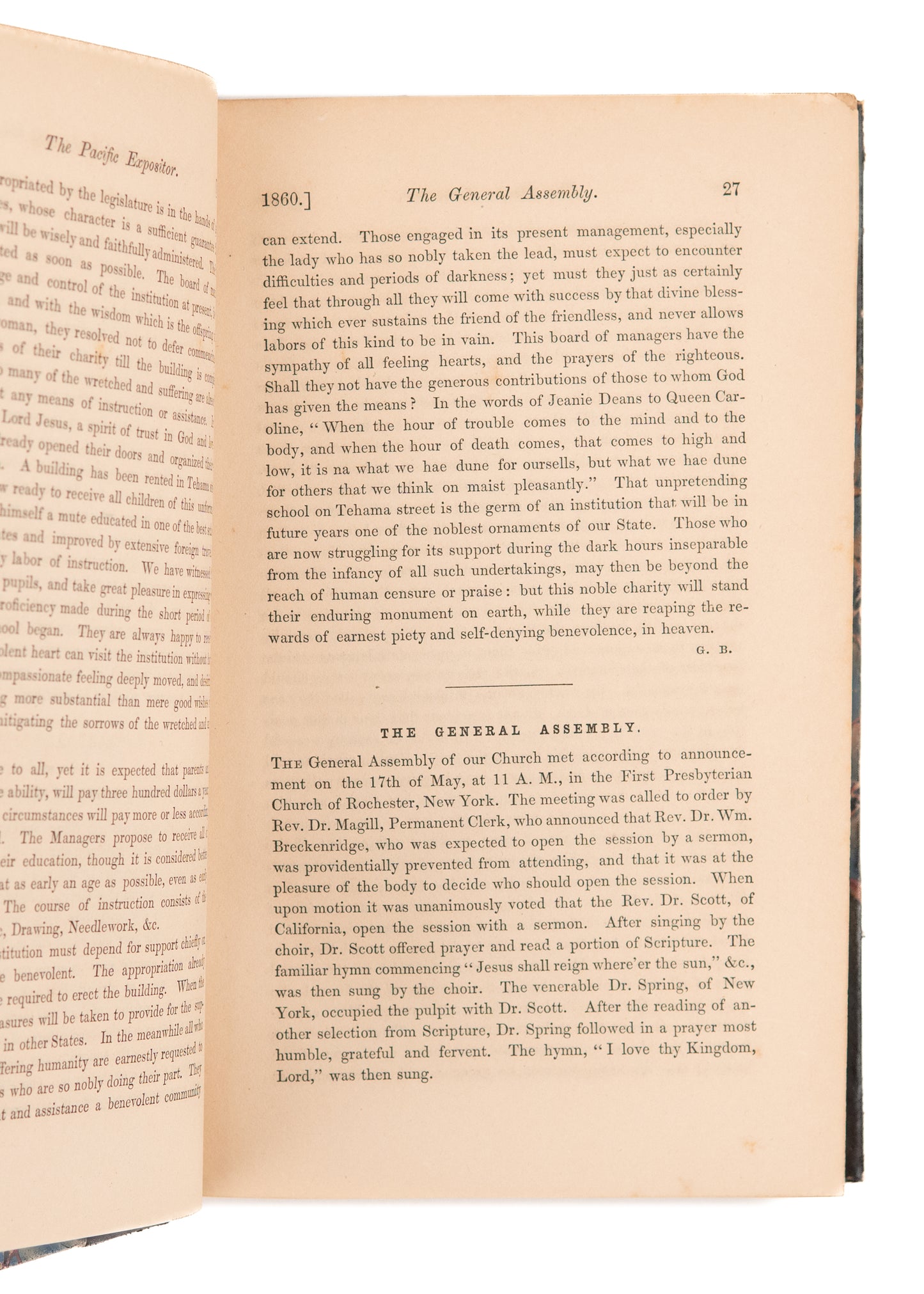 1861 SAN FRANCISCO. The Pacific Expositor. Rare California Civil War Imprint - Mormonism - Education &c