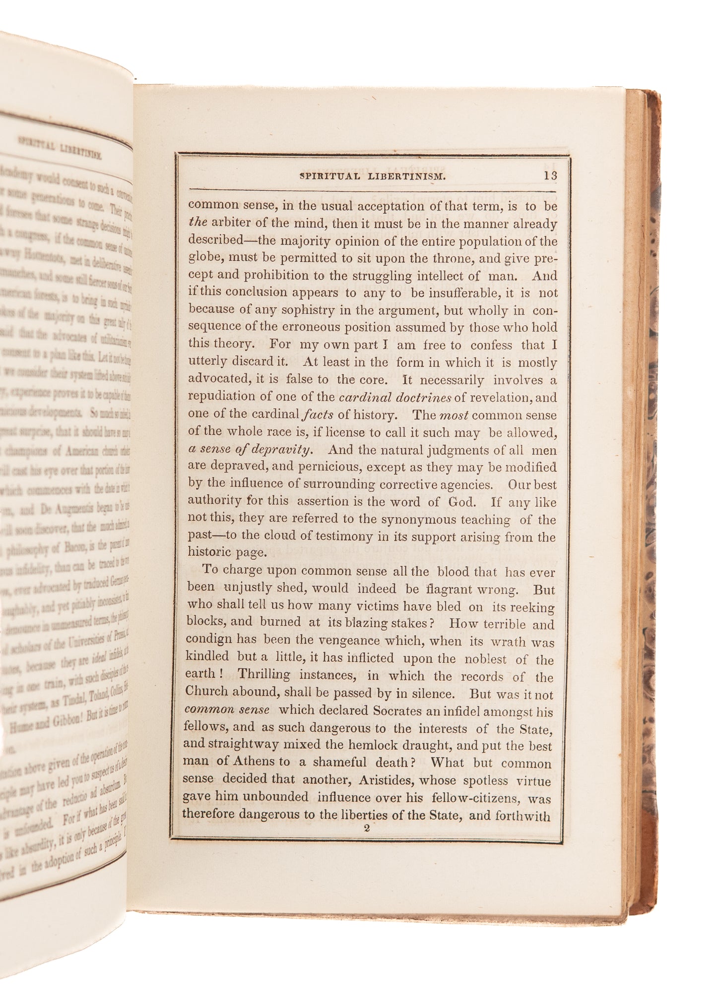 1838-1846 CAMPBELLITE - GERMAN REFORMED. Death of President Harrison and Rare on Alexander Campbell.