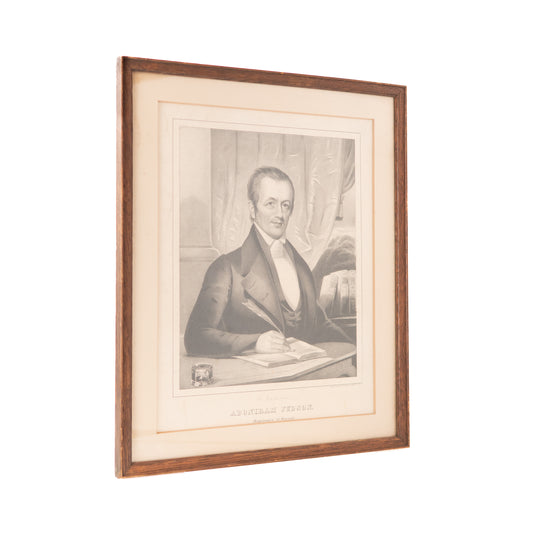 1846 ADONIRAM JUDSON. Exceptional Engraving of the Father of Modern Missions. Scarce.