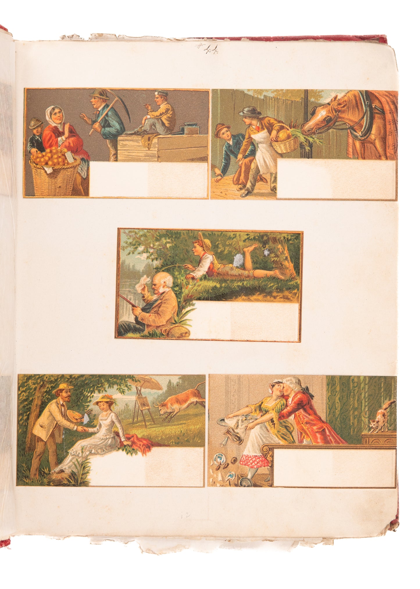 1876-1877 J. H. BUFFORD. Rare Lithography Sample Book Containing 399 Examples. Superb.