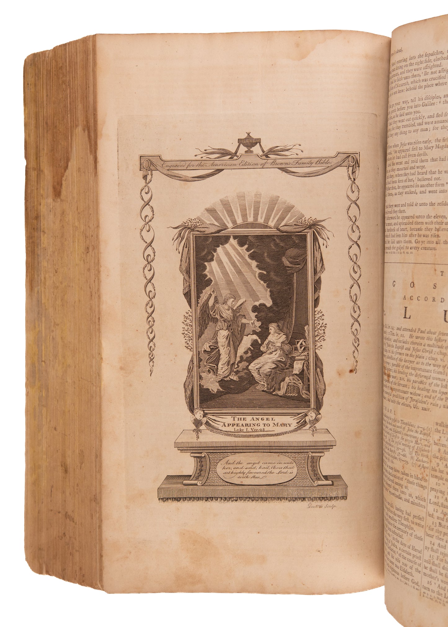 1792 THE GEORGE WASHINGTON BIBLE - Washington Commissioned First Bible Printed in New York.