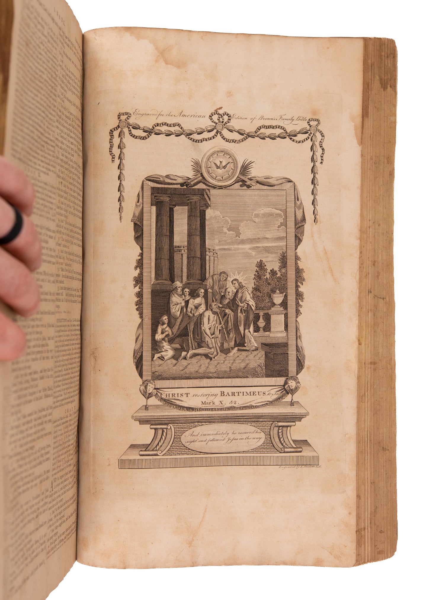 1792 THE GEORGE WASHINGTON BIBLE - Washington Commissioned First Bible Printed in New York.