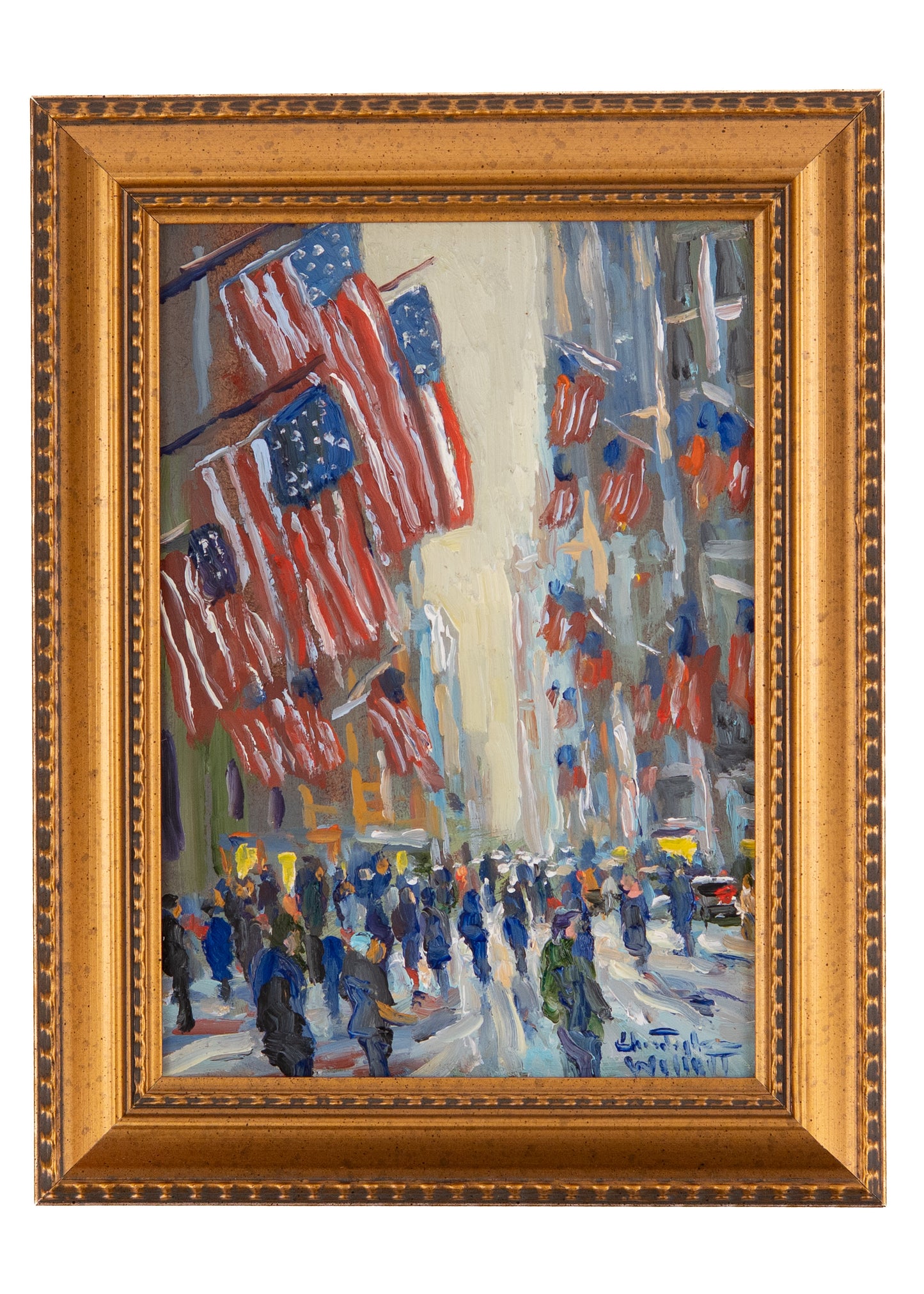 1776-2026 FOURTH OF JULY. The 250th in New York City by Impressionist, Christopher Willett