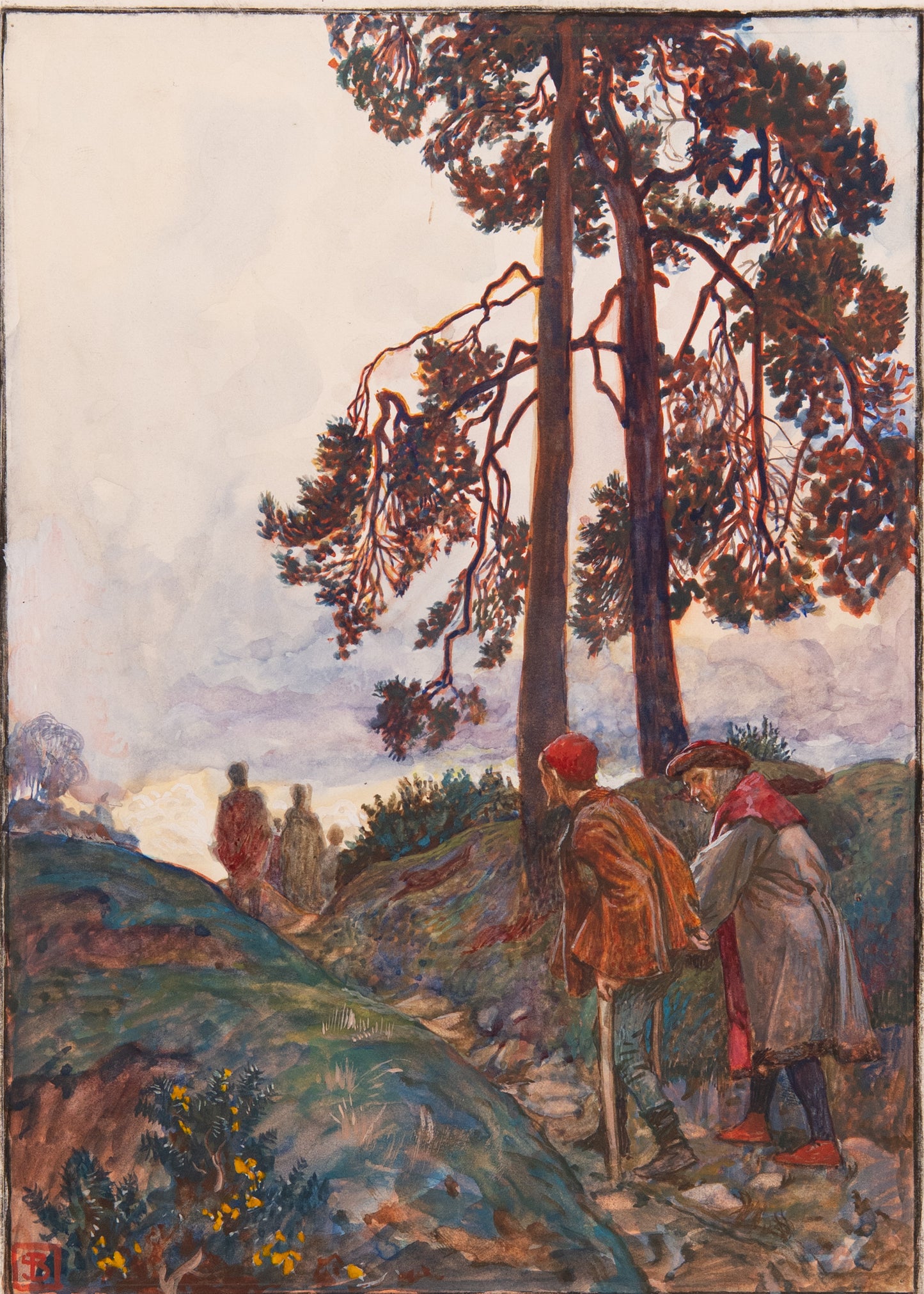 1904 JOHN BUNYAN. Pilgrim's Progress Illustrated in 30 Byam Shaw Pre-Raphaelite Watercolors.