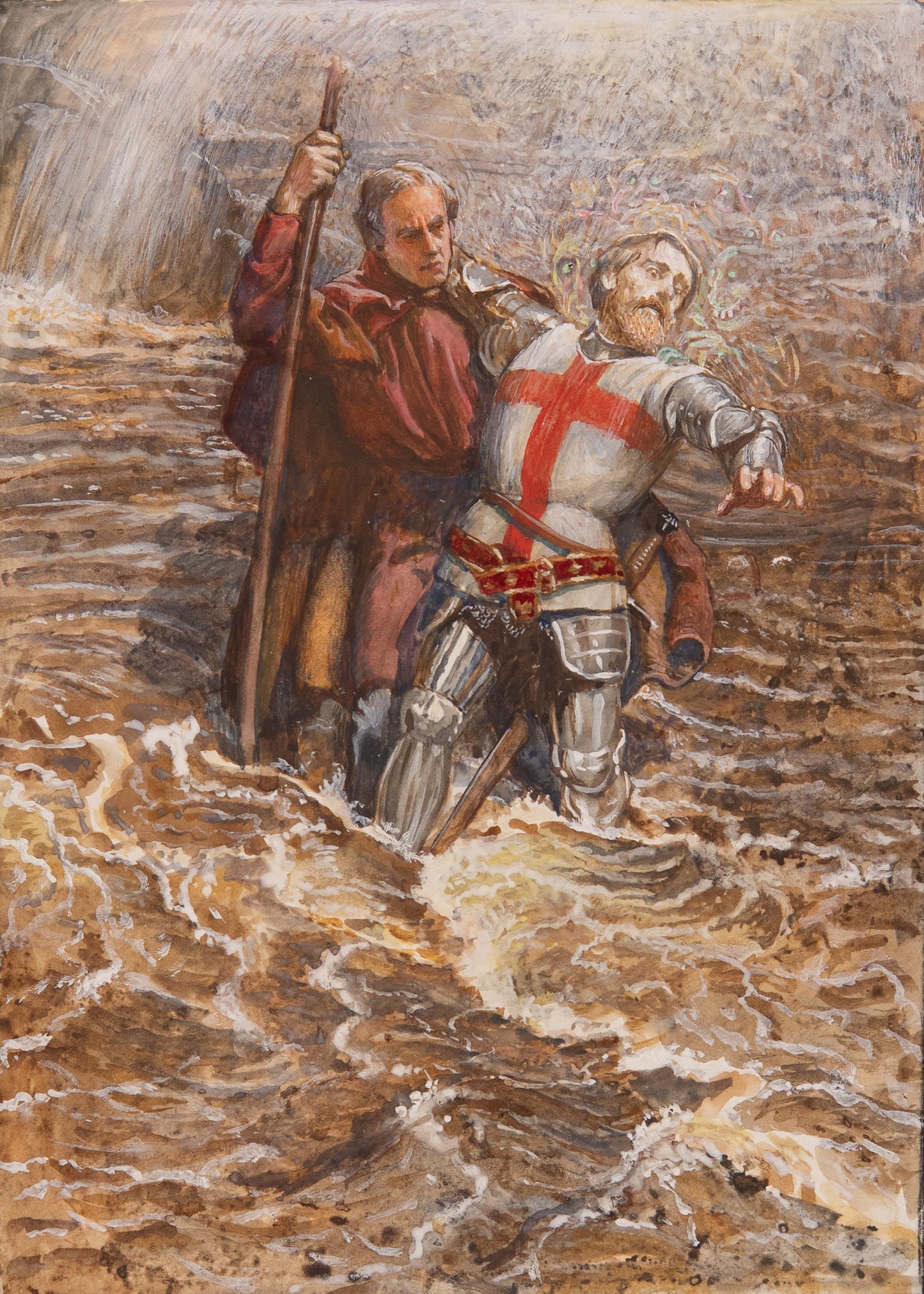 1904 JOHN BUNYAN. Pilgrim's Progress Illustrated in 30 Byam Shaw Pre-Raphaelite Watercolors.