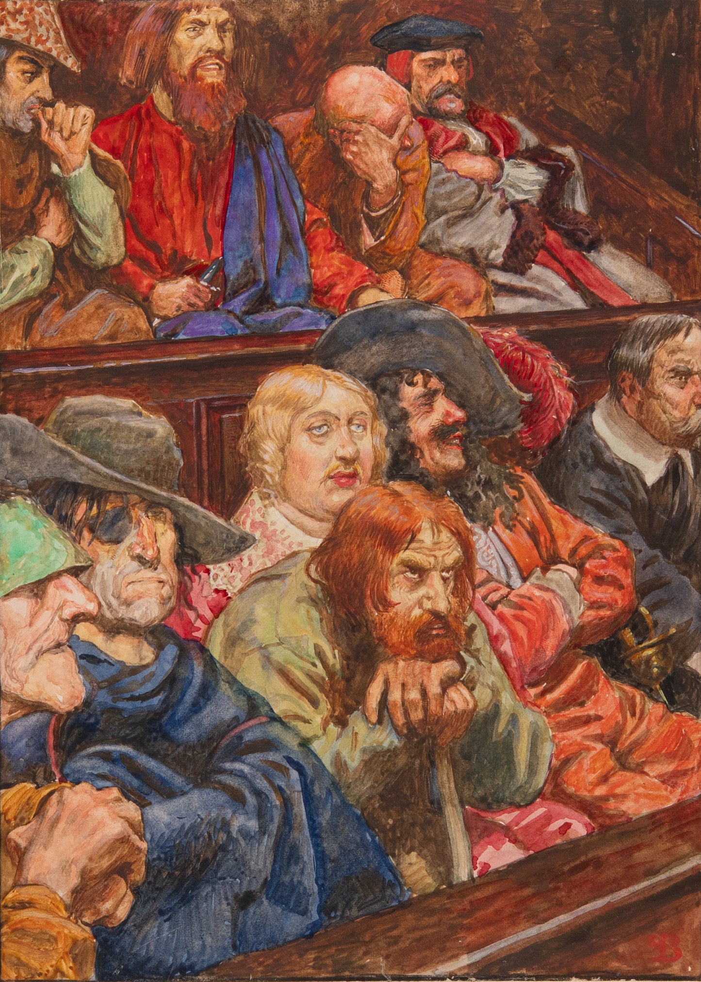 1904 JOHN BUNYAN. Pilgrim's Progress Illustrated in 30 Byam Shaw Pre-Raphaelite Watercolors.