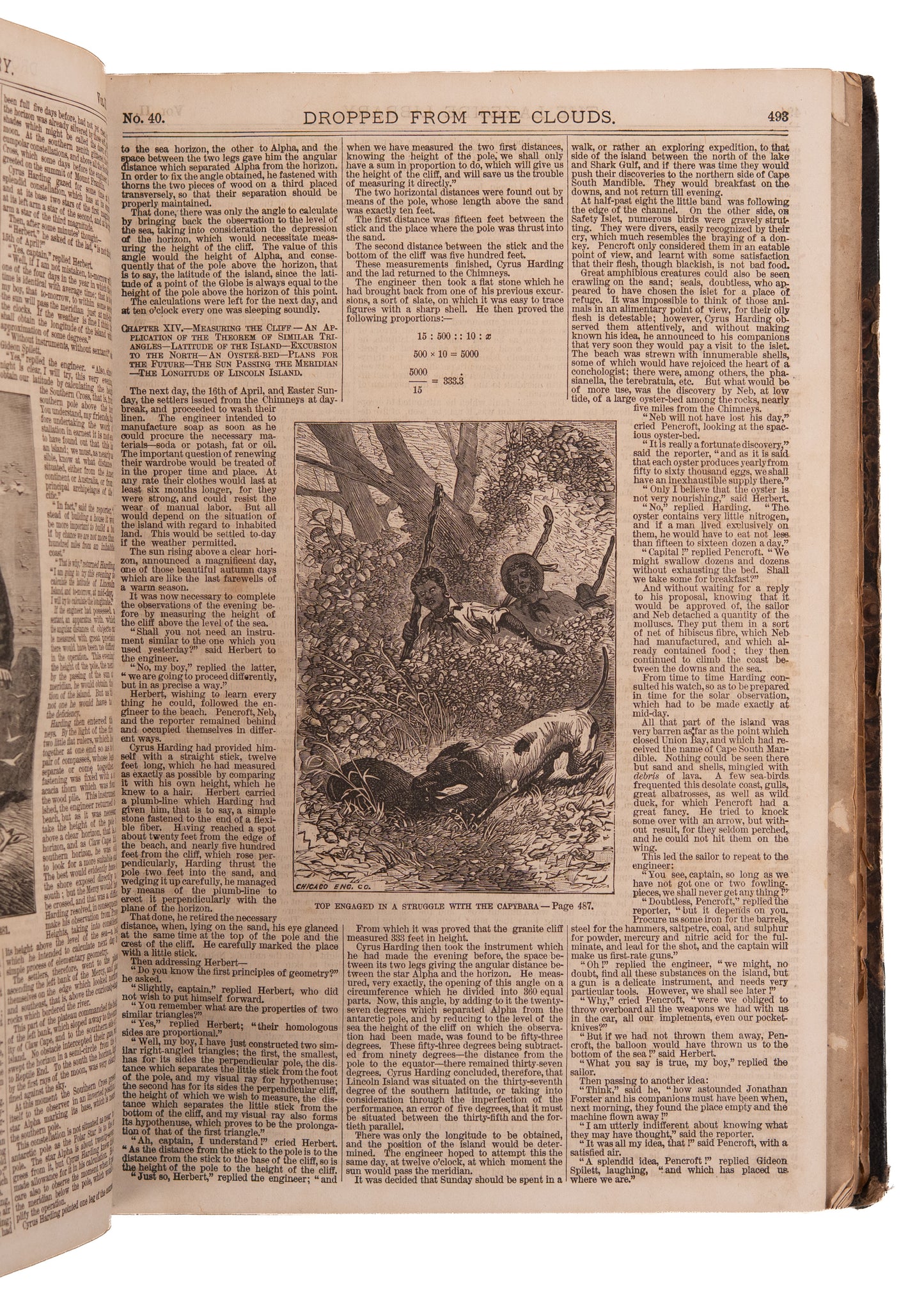 1870's JULES VERNE. From Earth to the Moon! The Mysterious Island, etc. Rare Verne Dime Novel Editions.