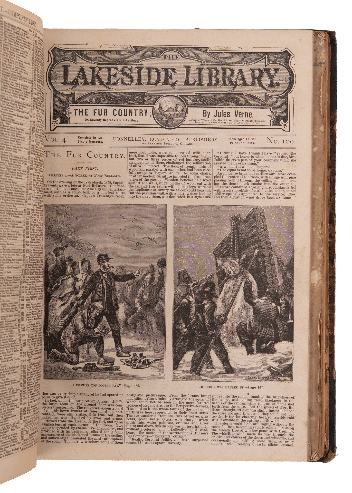 1870's JULES VERNE. From Earth to the Moon! The Mysterious Island, etc. Rare Verne Dime Novel Editions.