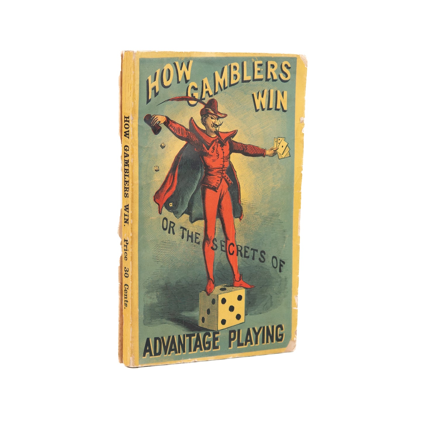 1868 GERRITT EVANS. How Gamblers Win. One of the Earliest Books on "Advantage" Gambling.