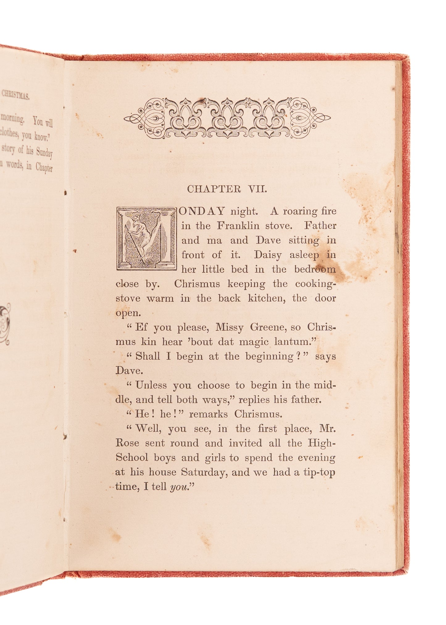 1865 FREED SLAVES' FIRST CHRISTMAS. Rare Novel on Freedmen's First Christmas & Meaning of the "N" Word.