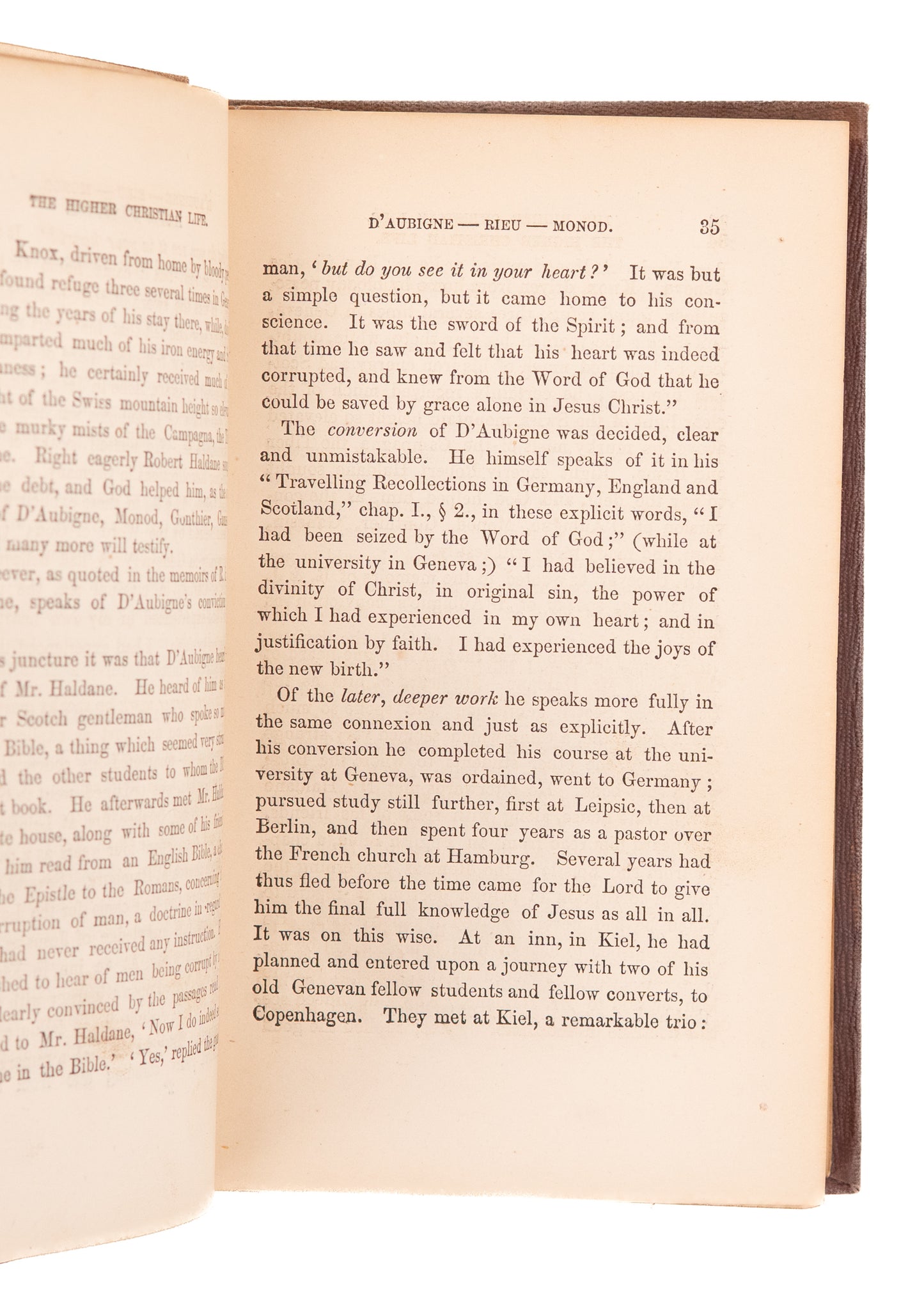 1859 W. E. BOARDMAN. The Higher Christian Life. Seminal Text of Keswick & Higher Life Movements.