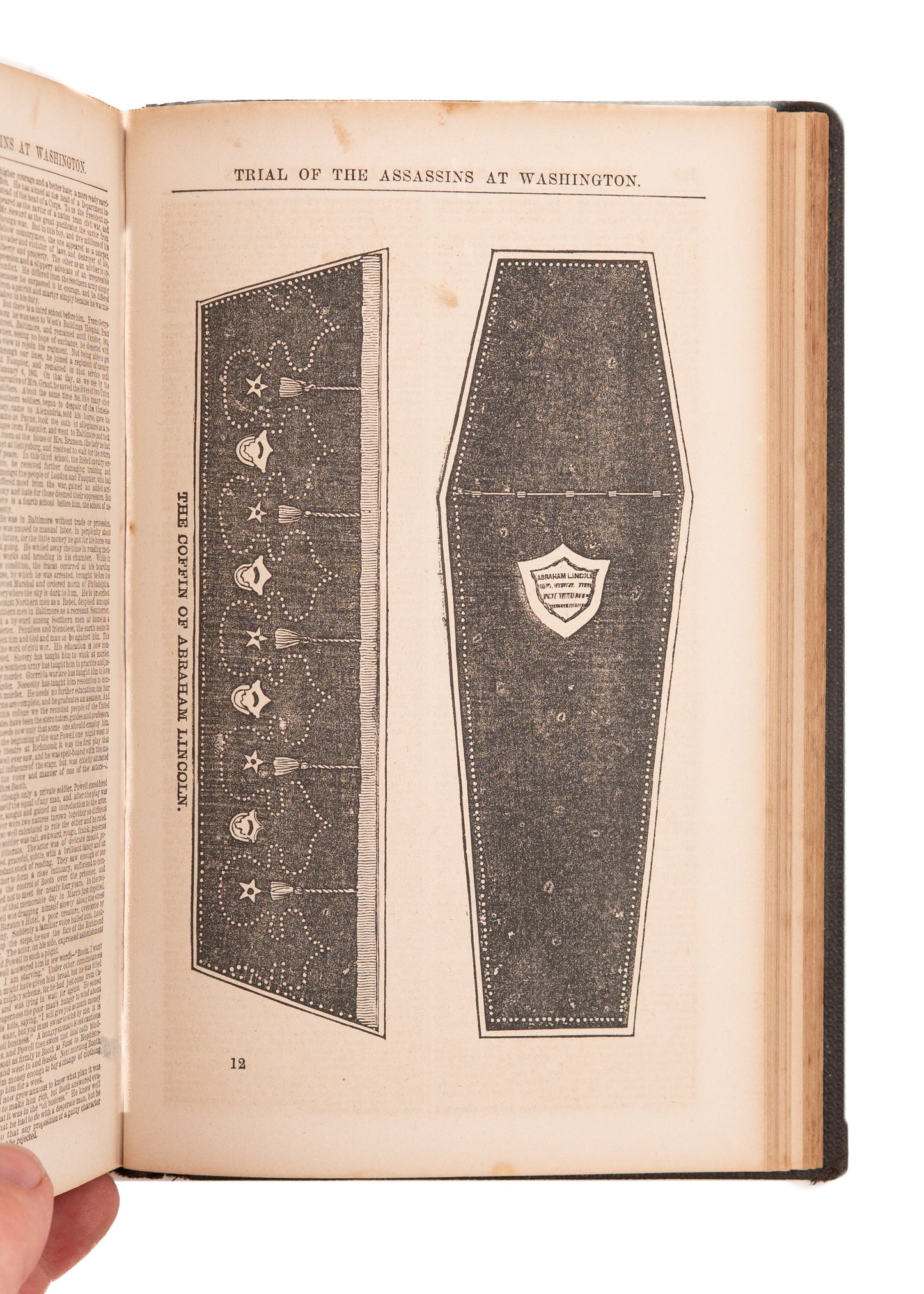 1865 ABRAHAM LINCOLN. The Trial of the Assassins and Conspirators of President Lincoln.