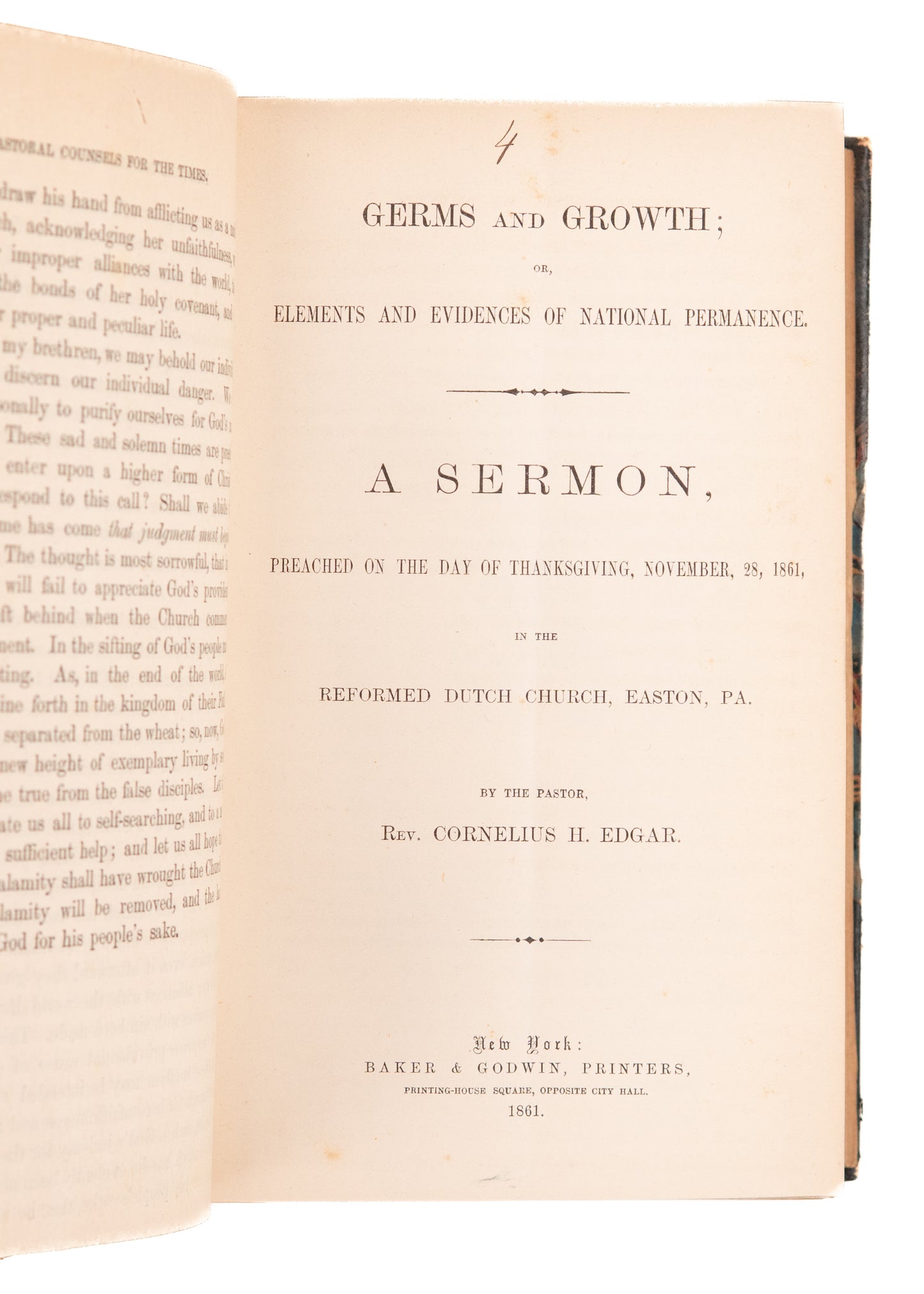 1857-1869 CIVIL WAR & SLAVERY SERMONS. Abraham Lincoln Assassination, Pro-Slavery & Abolitionism &c.