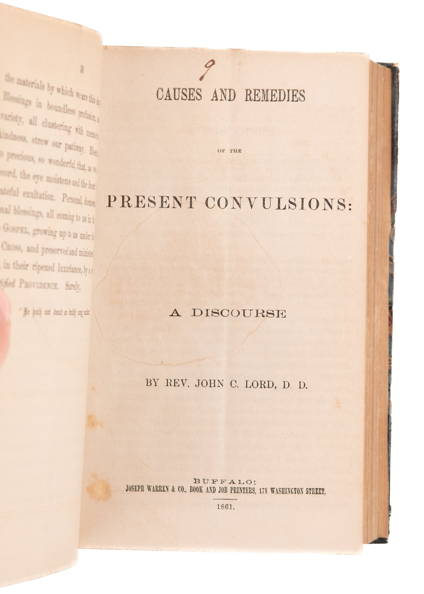 1857-1869 CIVIL WAR & SLAVERY SERMONS. Abraham Lincoln Assassination, Pro-Slavery & Abolitionism &c.