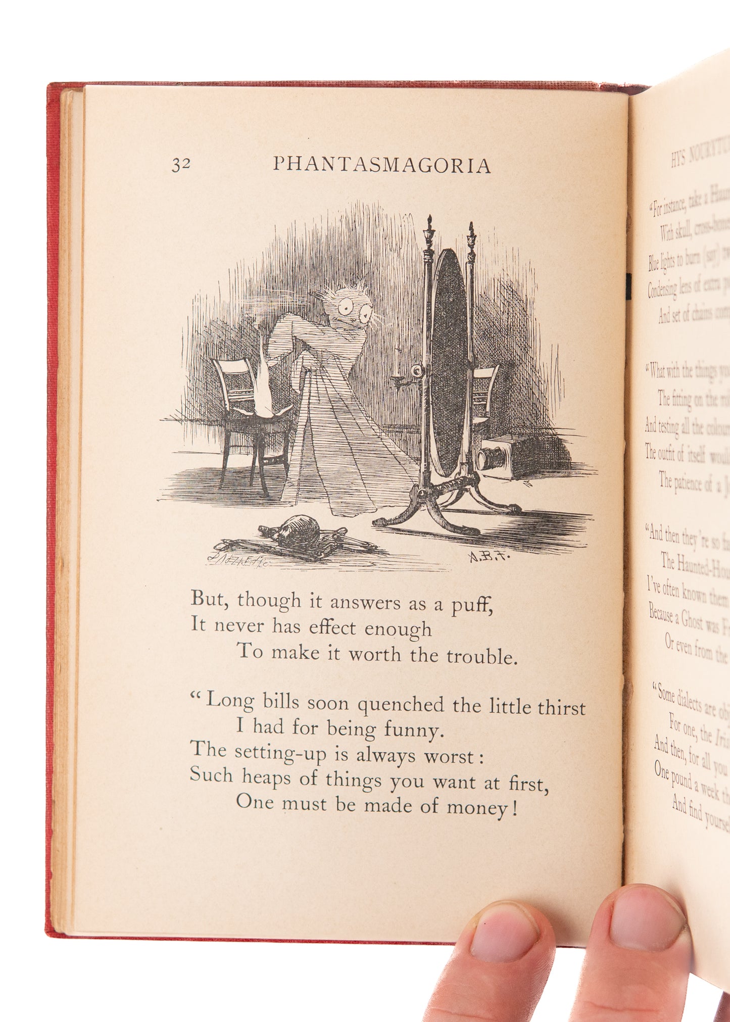 1911 LEWIS CARROLL. Phantasmagoria and Other Poems. Illustrated by A. B. Frost.