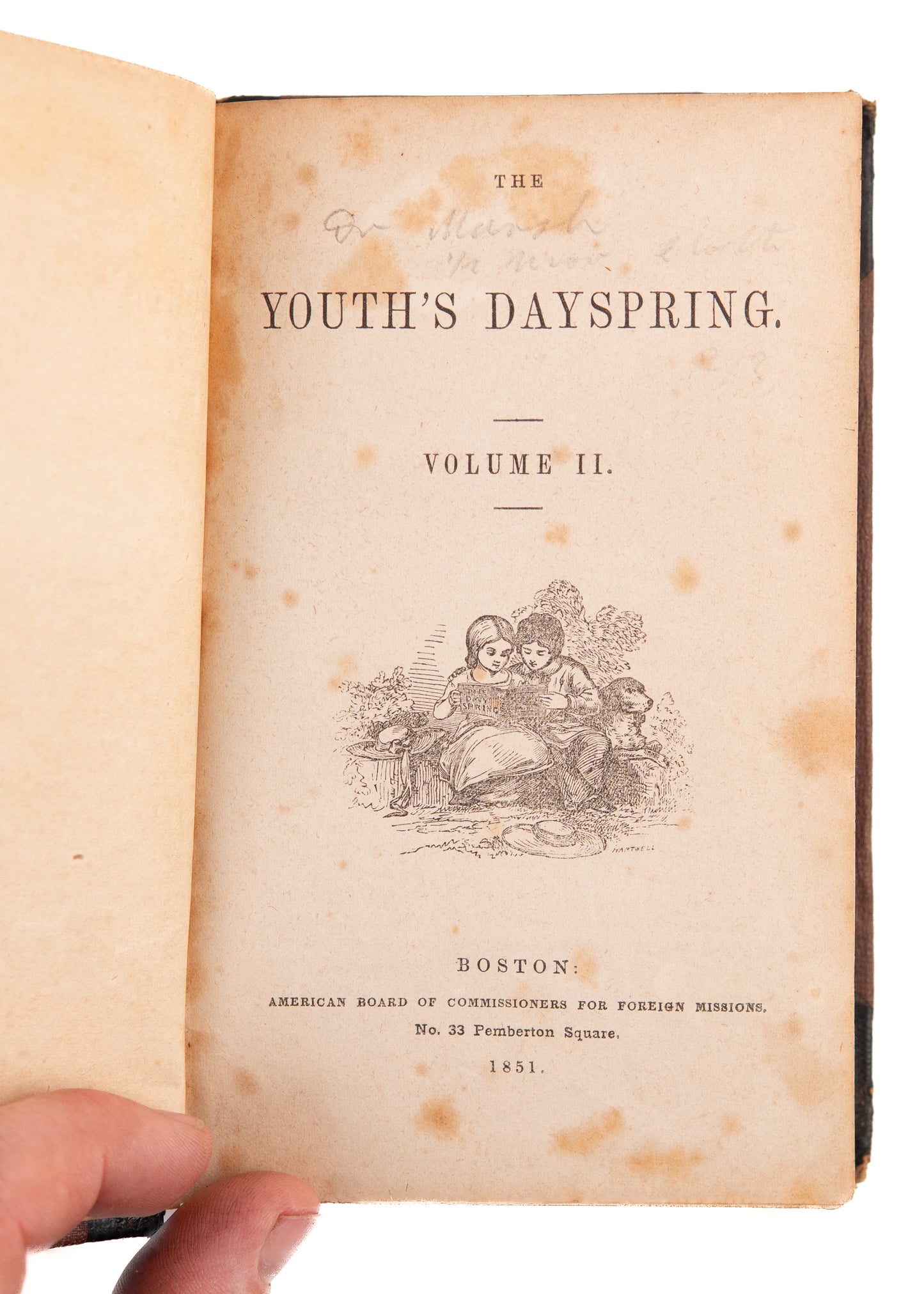 1851-1852 YOUTH'S DAYSPRING. Influential Juvenile Missionary Magazine. Slavery & Native Americans.