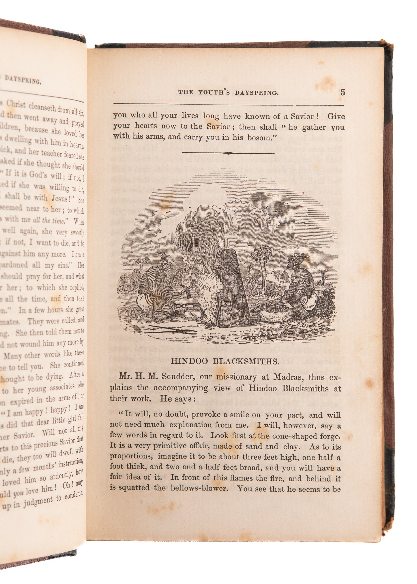 1851-1852 YOUTH'S DAYSPRING. Influential Juvenile Missionary Magazine. Slavery & Native Americans.