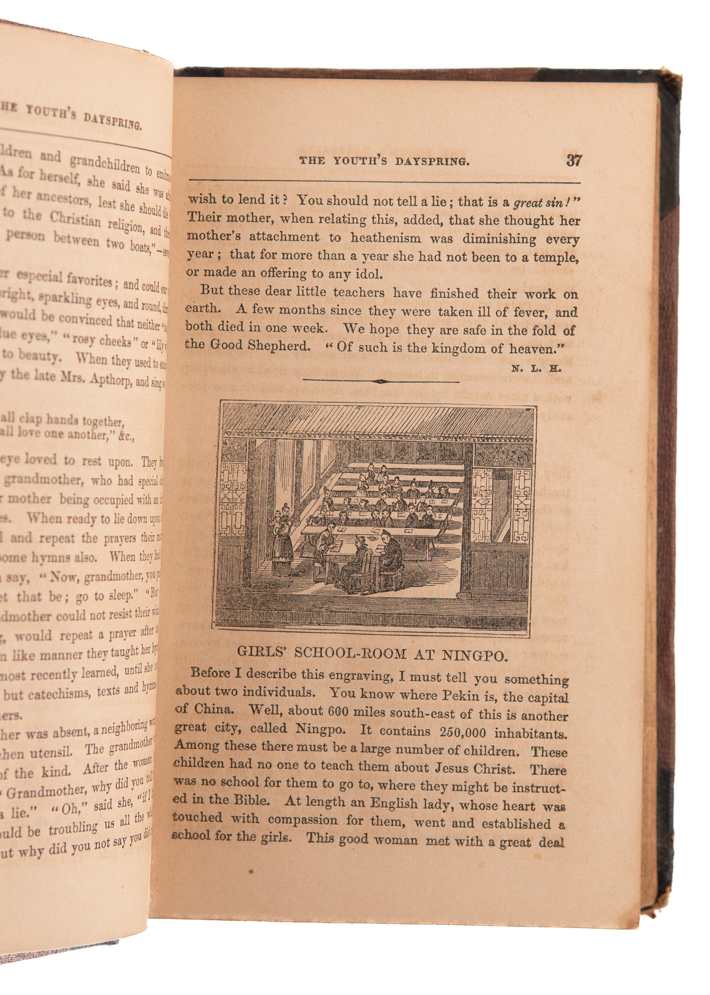 1851-1852 YOUTH'S DAYSPRING. Influential Juvenile Missionary Magazine. Slavery & Native Americans.