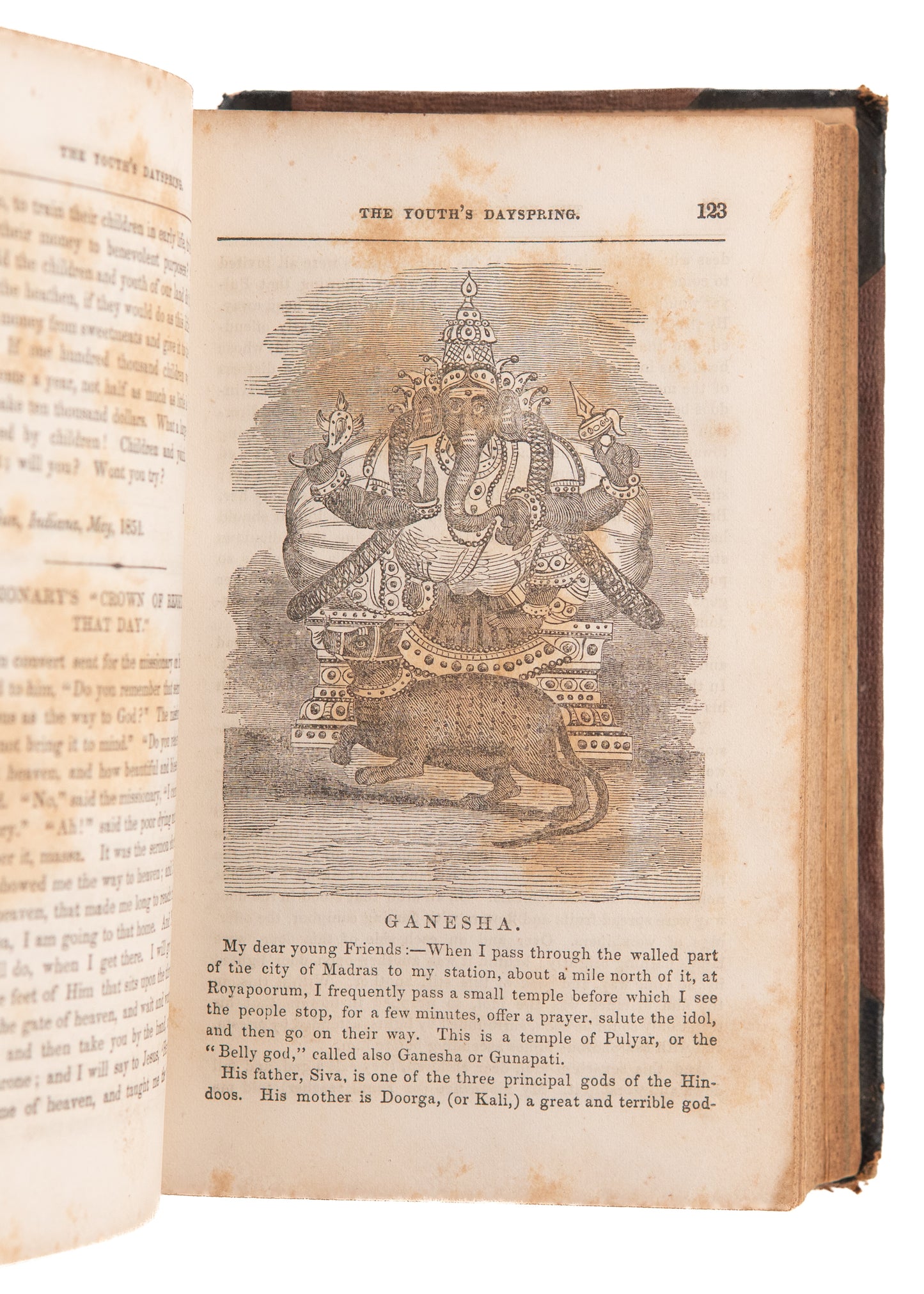 1851-1852 YOUTH'S DAYSPRING. Influential Juvenile Missionary Magazine. Slavery & Native Americans.