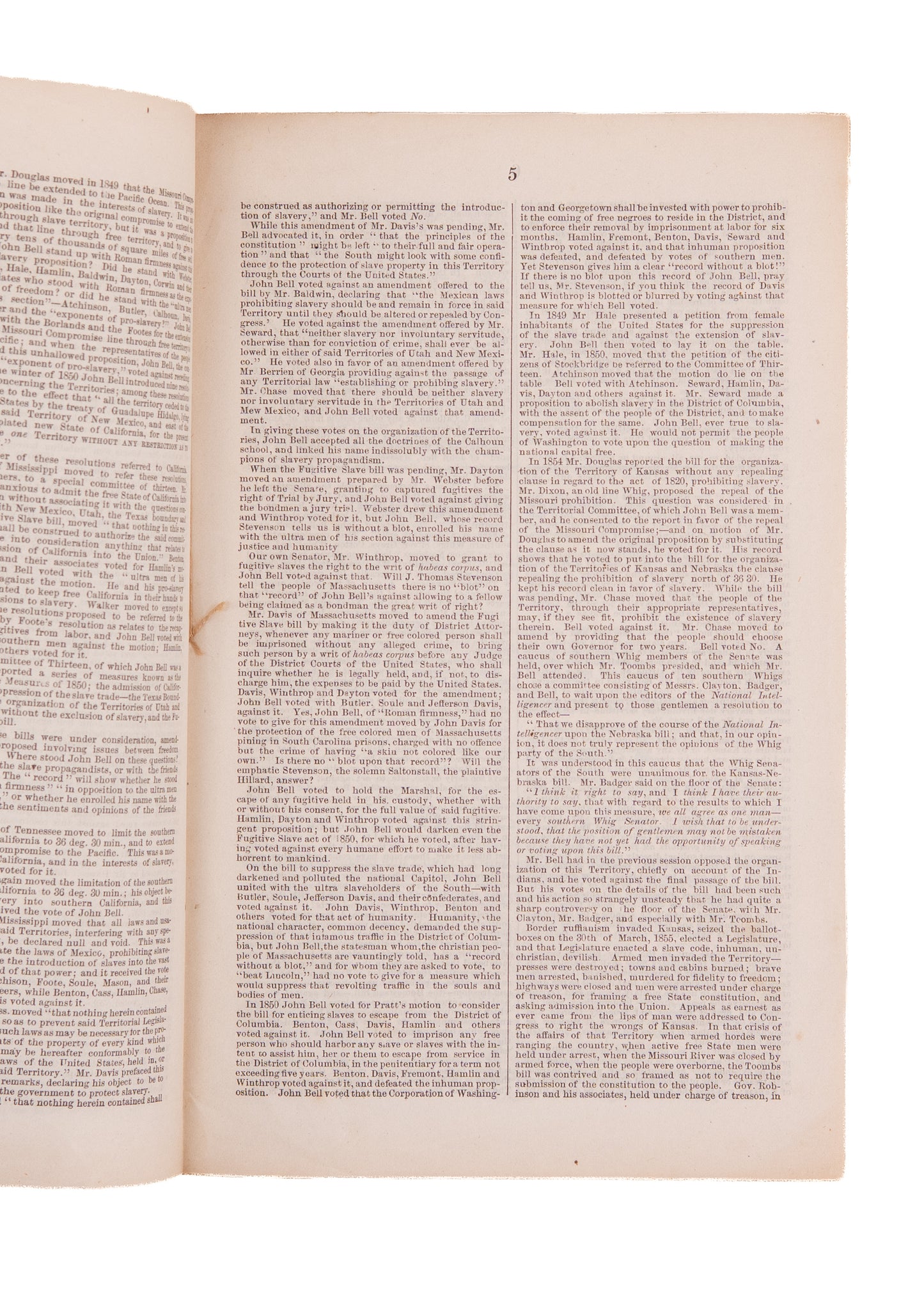 1860 ABRAHAM LINCOLN. Wilson Argues Abolition of Slavery is "the" Moral Issue of Abraham Lincoln Election.