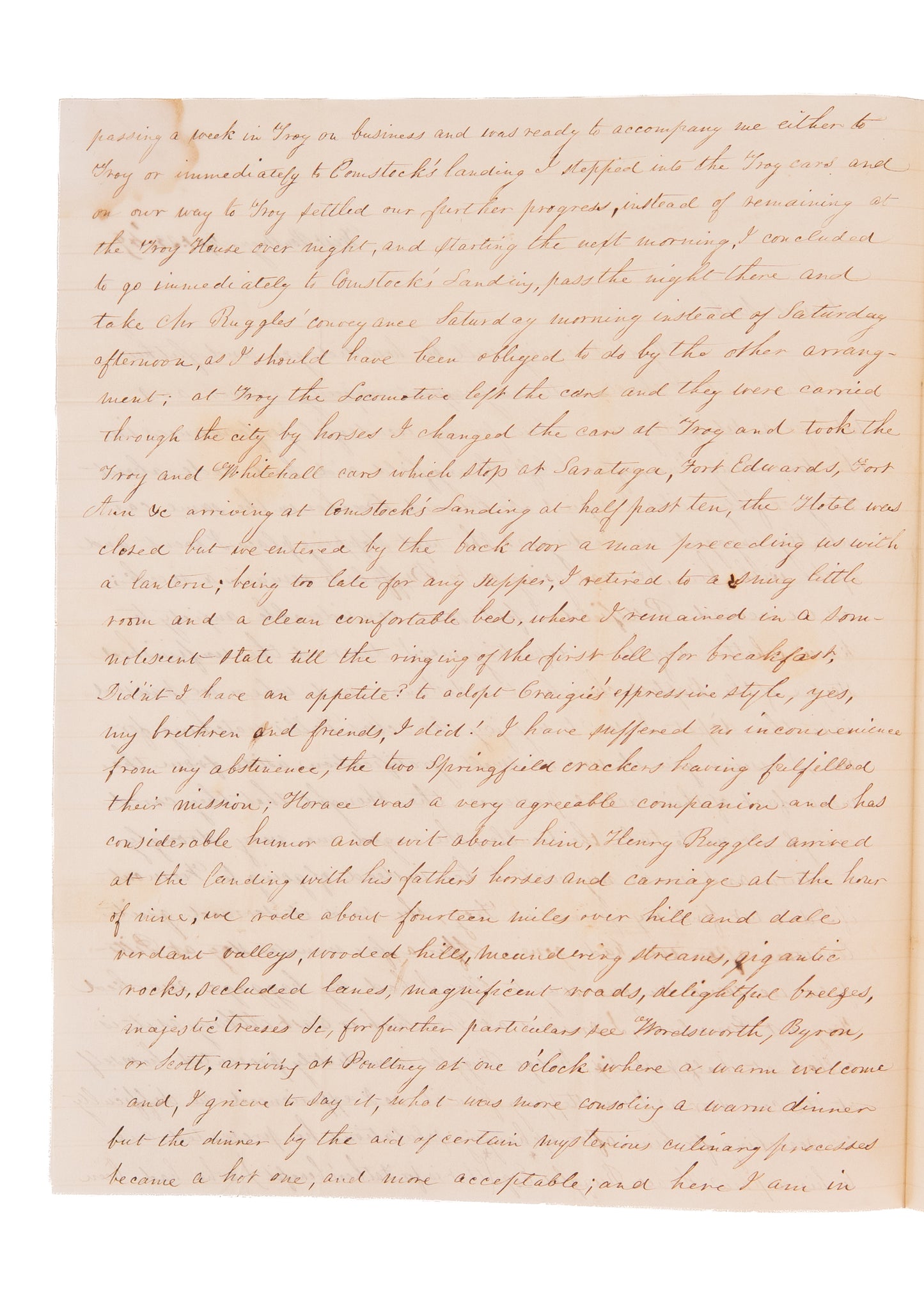 1806-1849 WILLIAM JENKS. Group of Correspondence, Including Important American Tract Society Circular.