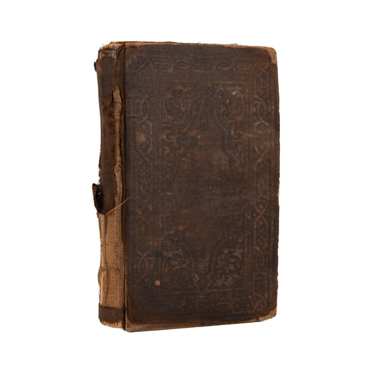 1863 CIVIL WAR NEW TESTAMENT. New-Bedford Bible Society Presented to New Father. He Died Months Later.