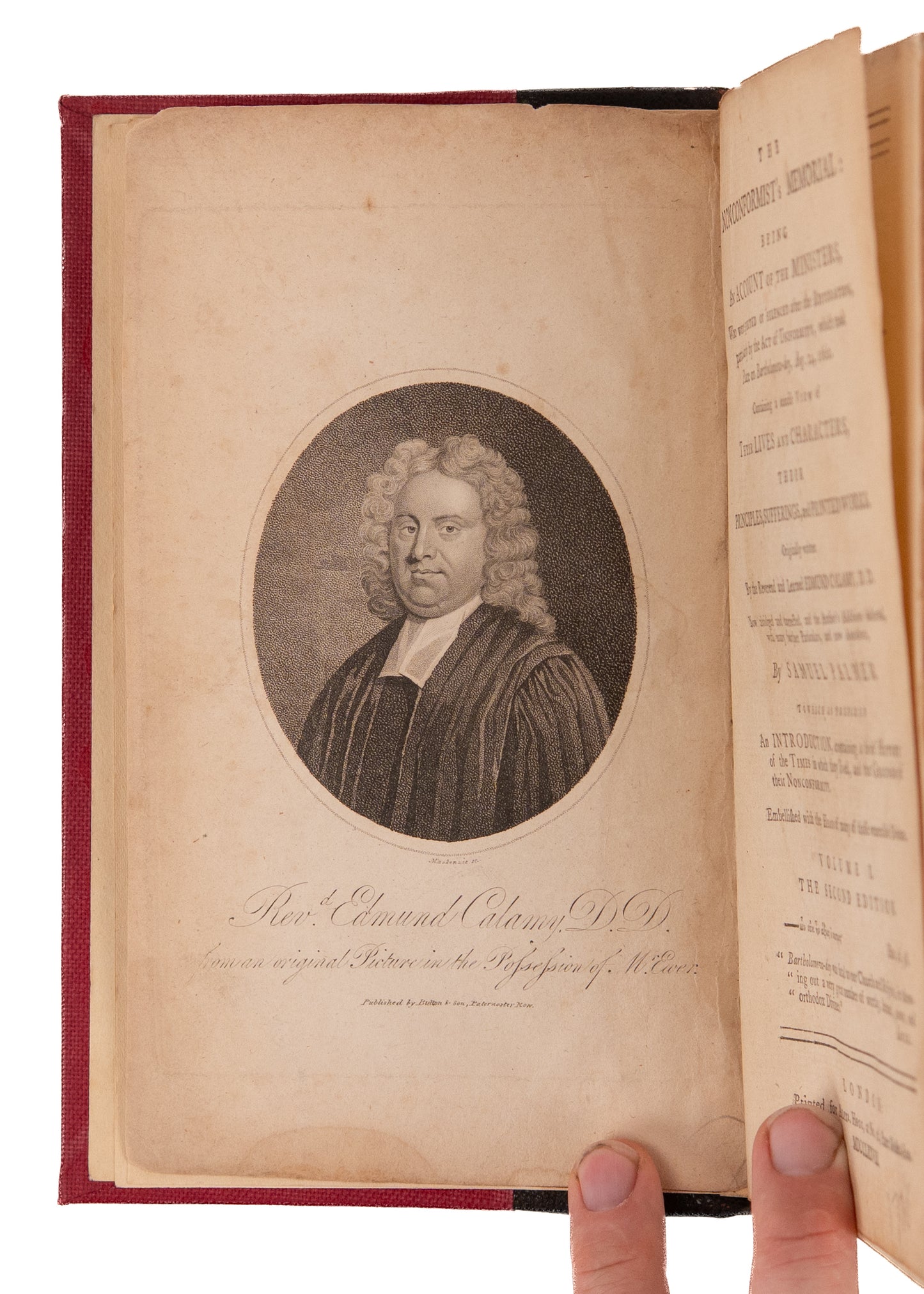 1778 PURITANS & GREAT EJECTION. Early Edition of Palmer's History with Excellent Engravings.