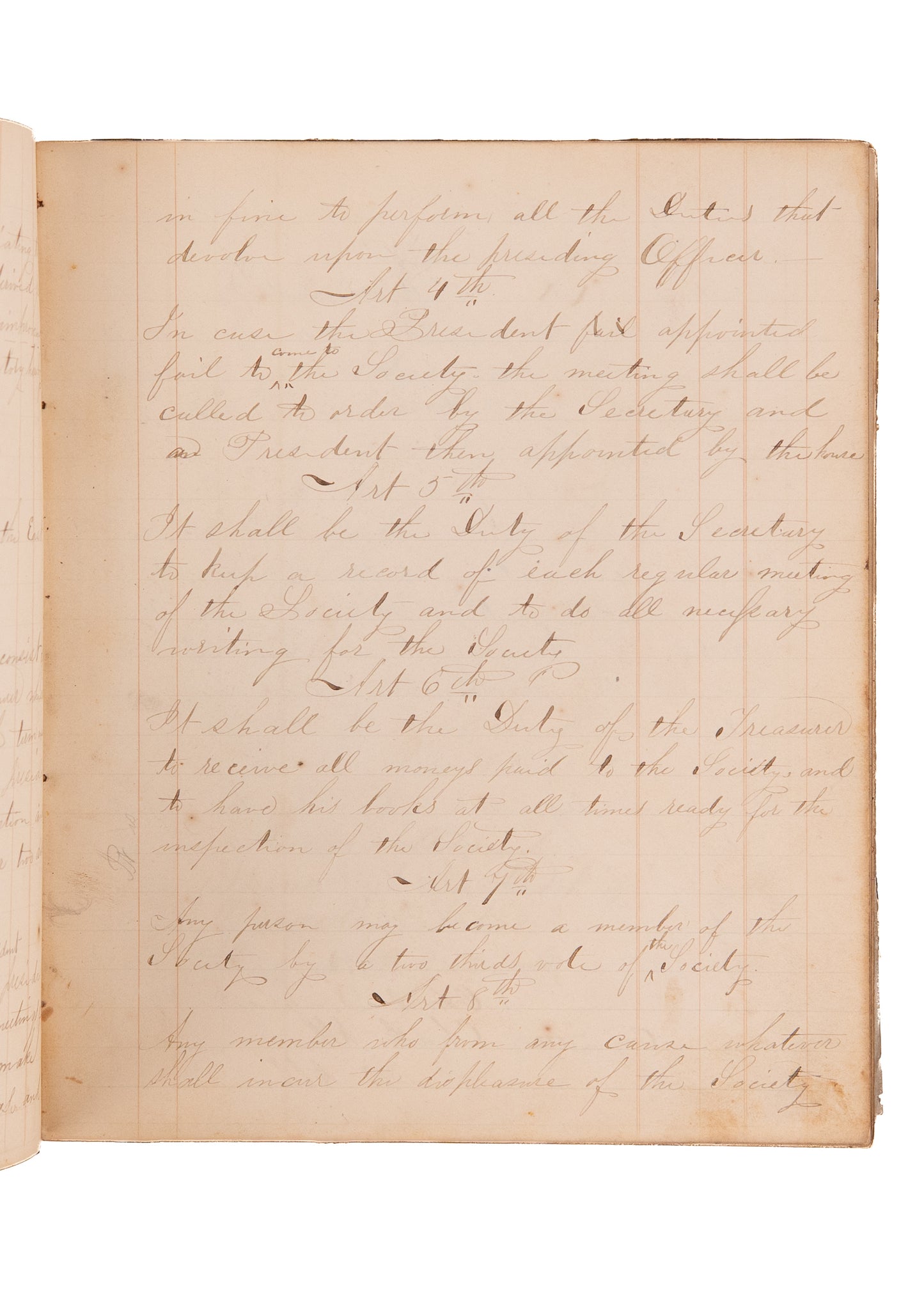 1858-1861 EAST SUFFIELD DEBATE SOCIETY. Young Men Debate Slavery, Secession, and Then Join the Civil War.