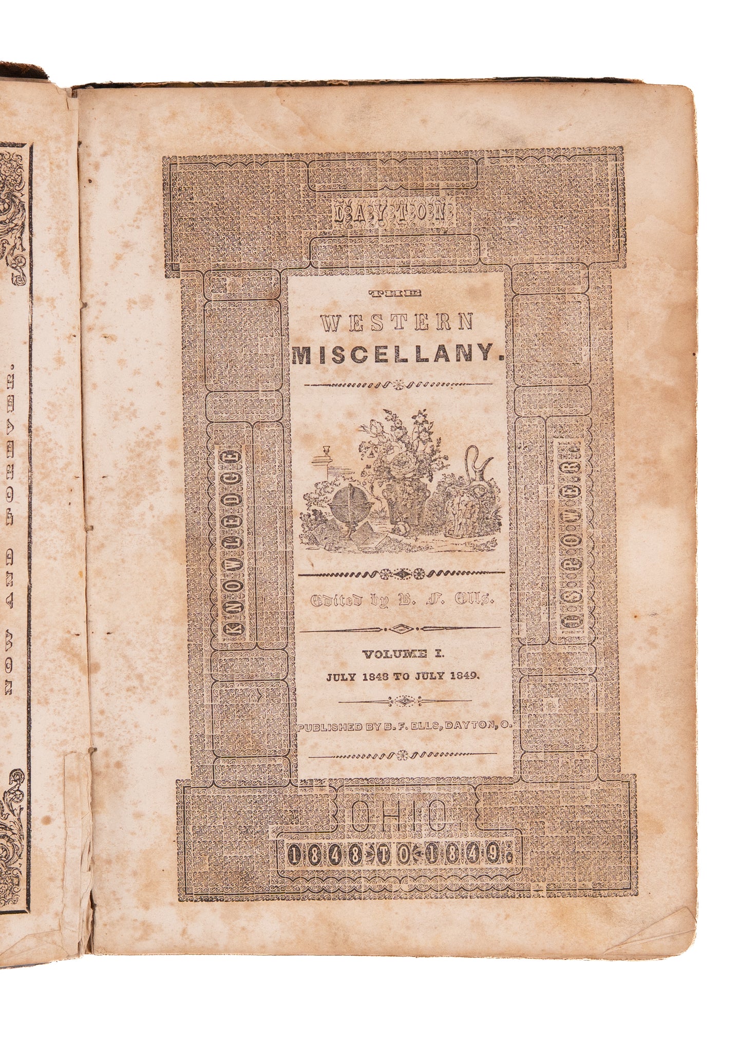 1848-49 WESTERN MISCELLANY. Superbly Illustrated Ohio Imprint - Cane Ridge Revival, Shakerism, and Native Americans.