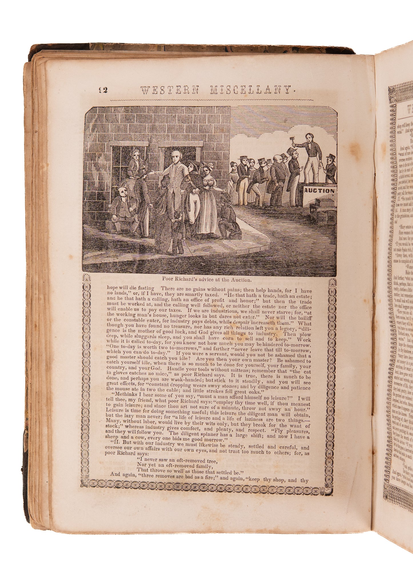 1848-49 WESTERN MISCELLANY. Superbly Illustrated Ohio Imprint - Cane Ridge Revival, Shakerism, and Native Americans.
