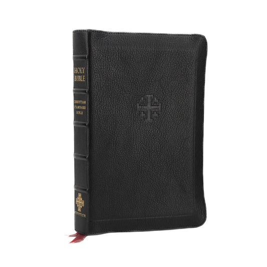 THE HOLY BIBLE. Schuyler Goatskin Christian Standard Bible. Yapp Edge.