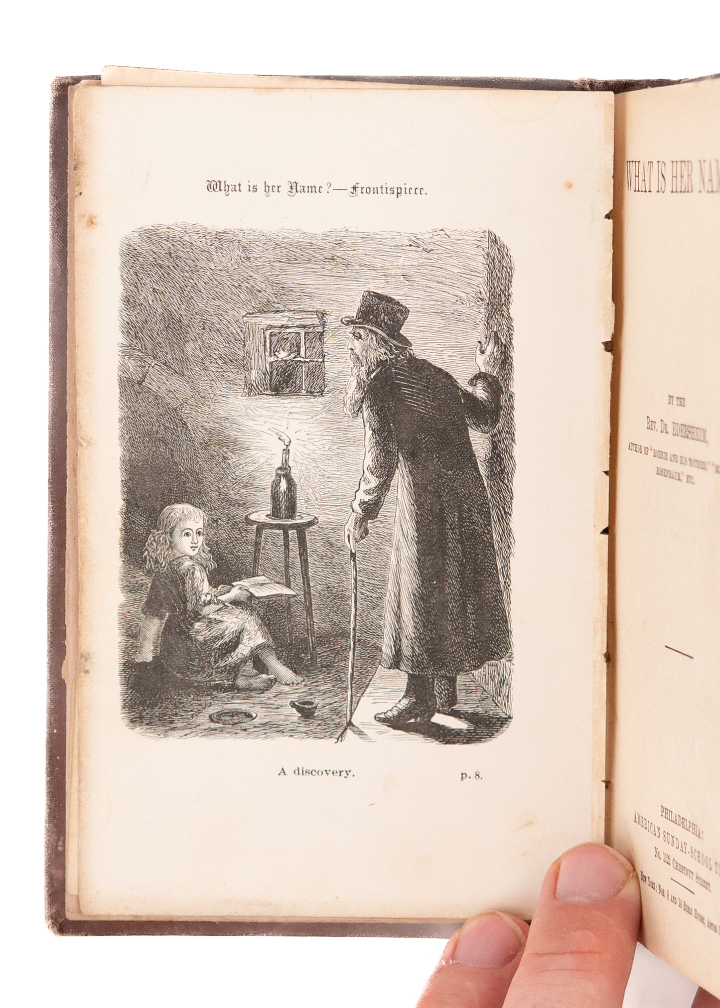 1850 ALFRED EDERSHEIM &c. Three American Sunday School Union Works. Rare Edersheim Title.