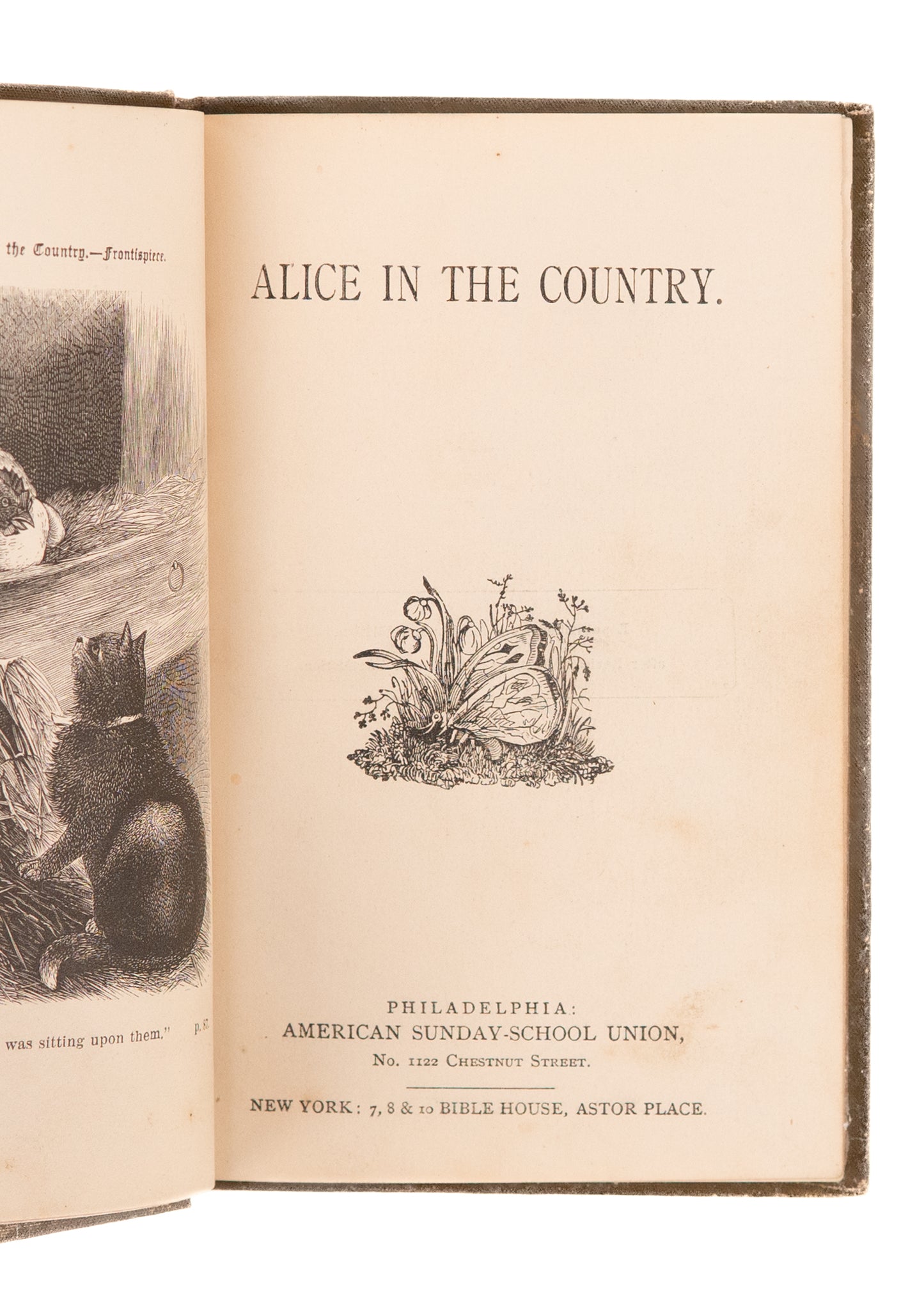 1850 AMERICAN SUNDAY SCHOOL UNION. Four Volumes Including a Sunday School Teacher Memoir