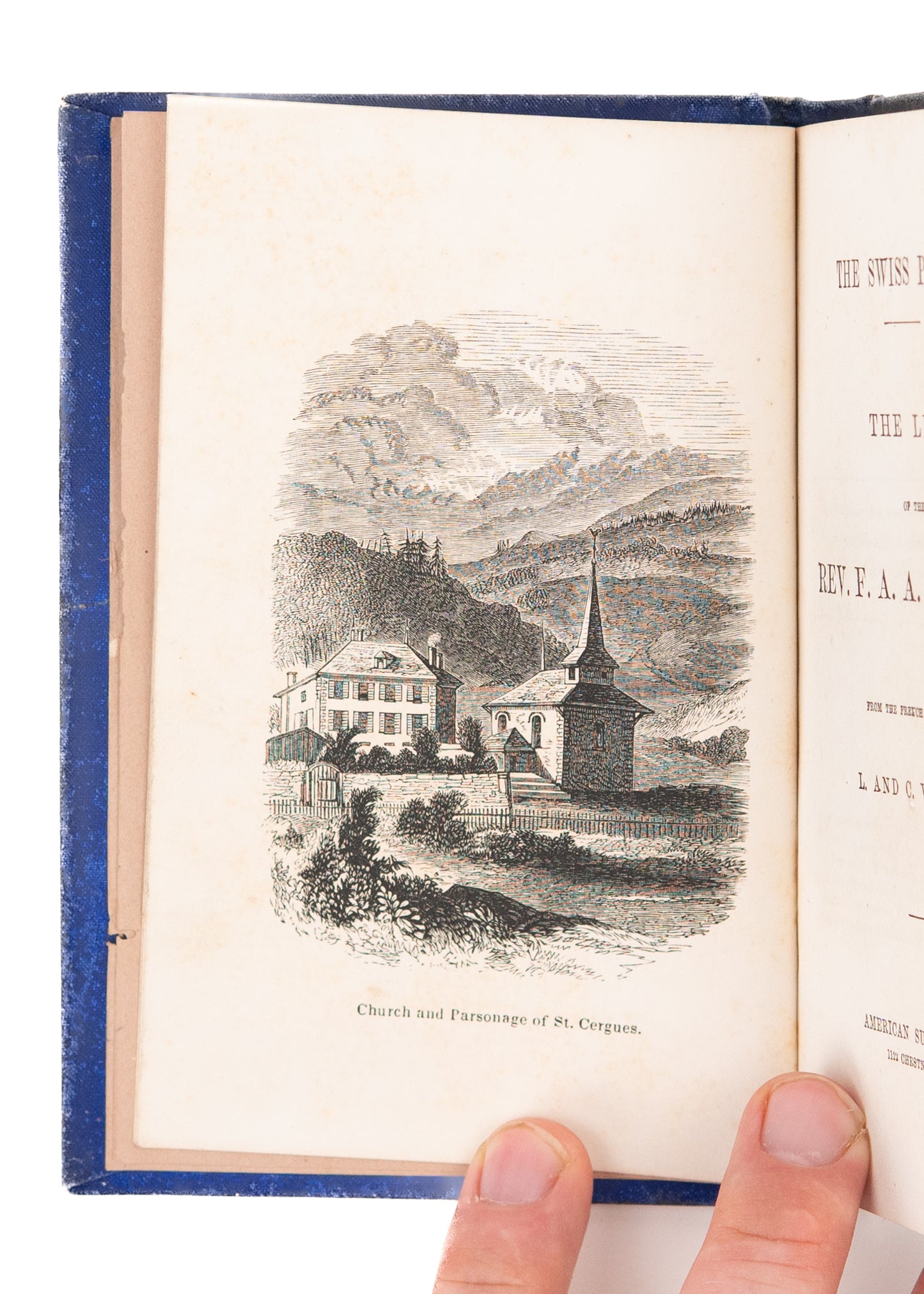 1850 AMERICAN SUNDAY SCHOOL UNION. Four Volumes Including a Sunday School Teacher Memoir