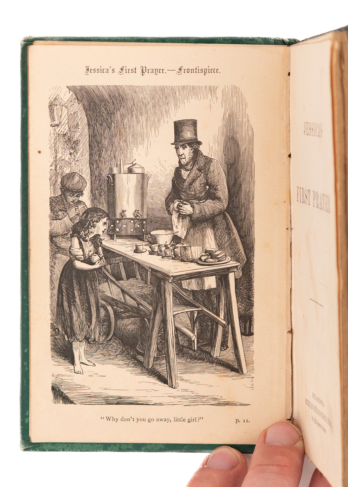 1850 AMERICAN SUNDAY SCHOOL UNION. Six Matching Volumes of Juvenile Piety & Devotion.