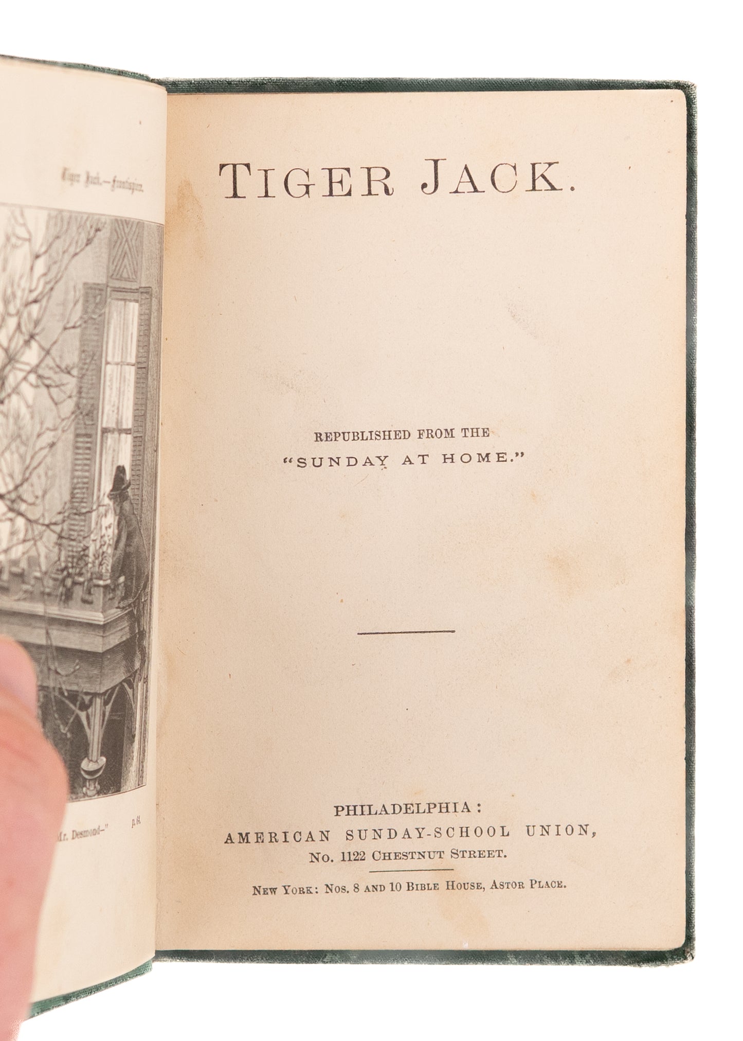 1850 AMERICAN SUNDAY SCHOOL UNION. Six Matching Volumes of Juvenile Piety & Devotion.