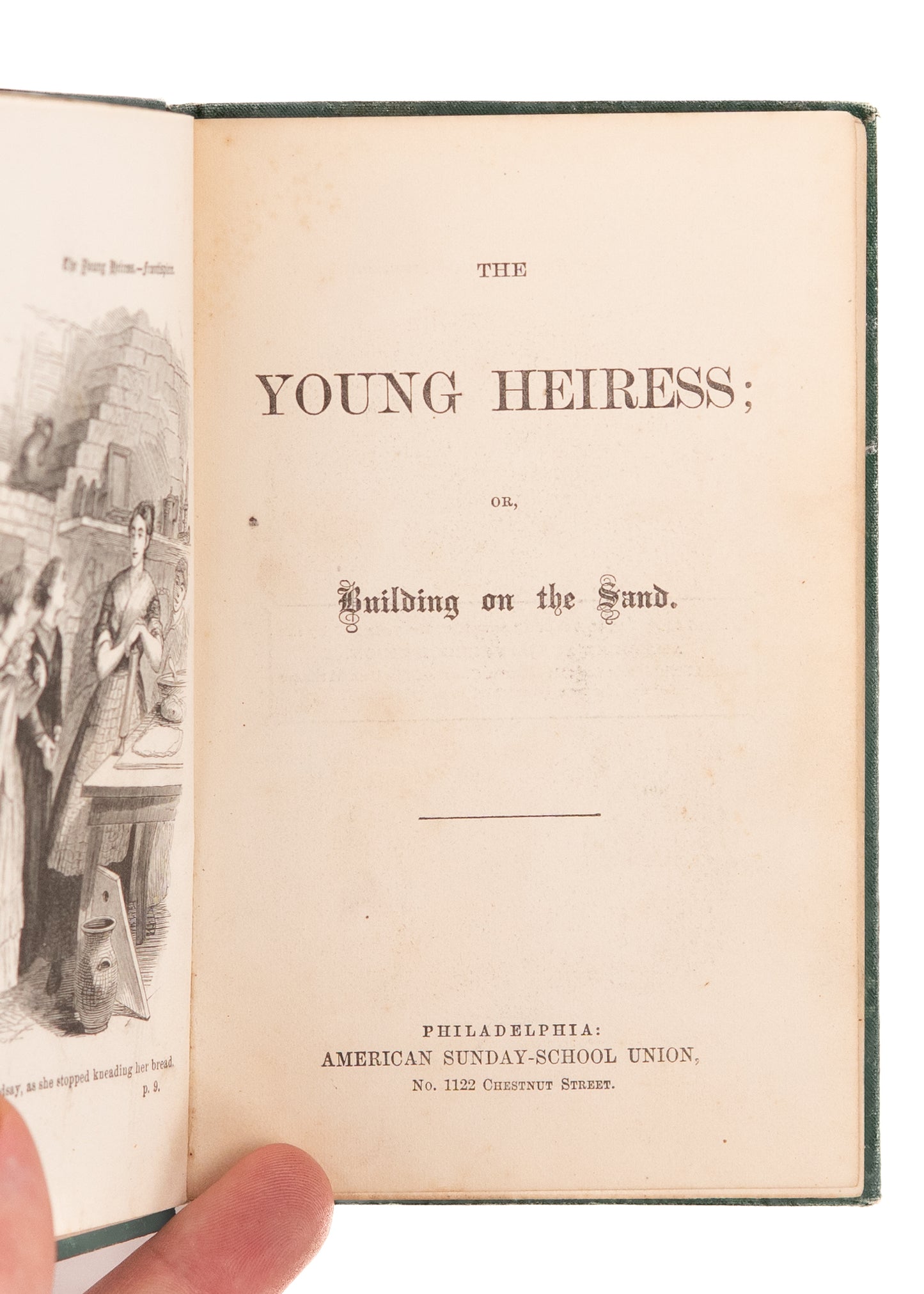 1850 AMERICAN SUNDAY SCHOOL UNION. Six Matching Volumes of Juvenile Piety & Devotion.